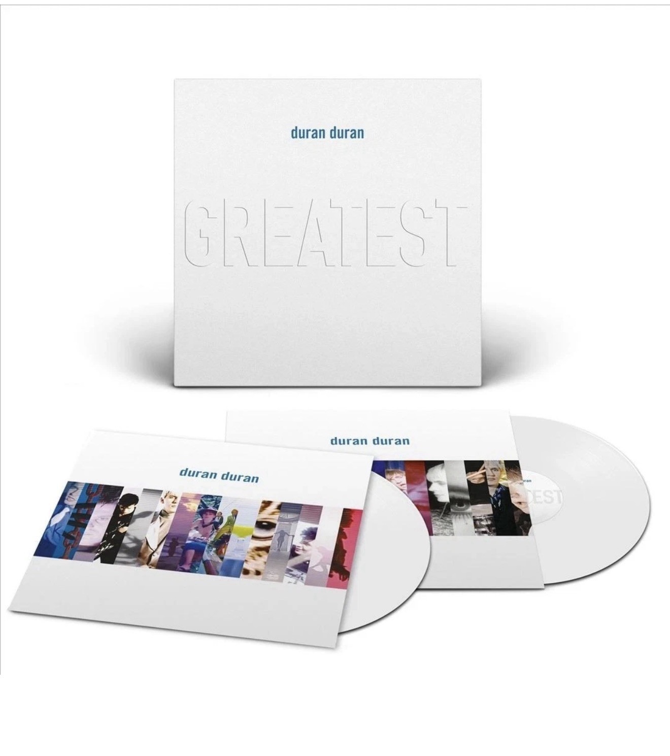 DURAN DURAN GREATEST HITS LIMITED WHITE VINYL 2 LP OUT OF Print Open shrink Hype