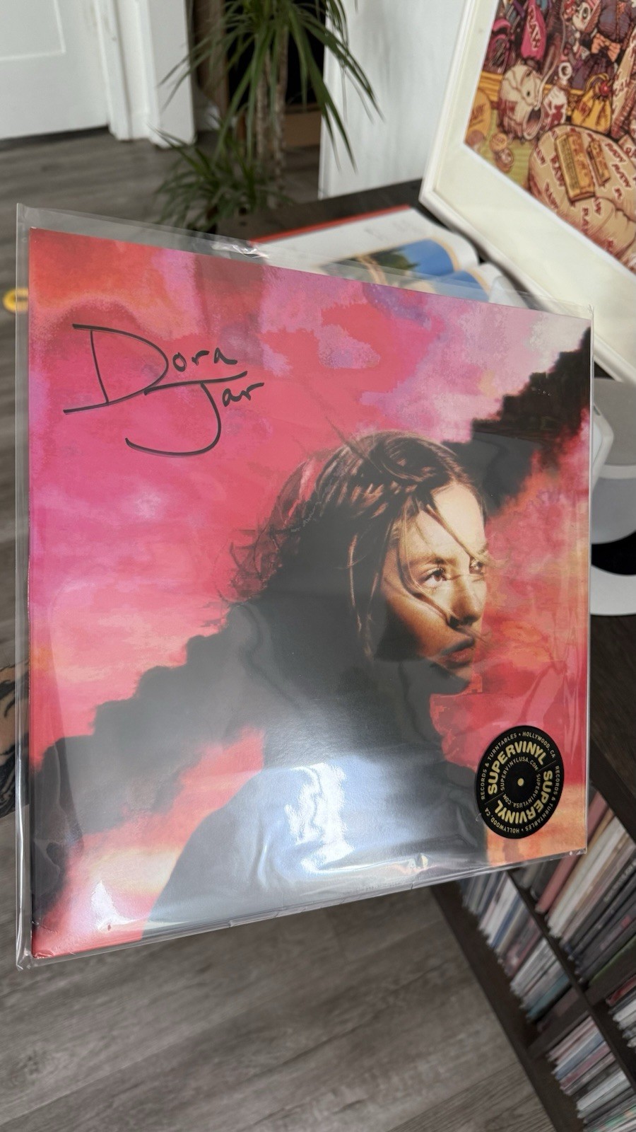 Dora Jar Signed Vinyl No Way To Relax When You Are On Fire Autographed LP