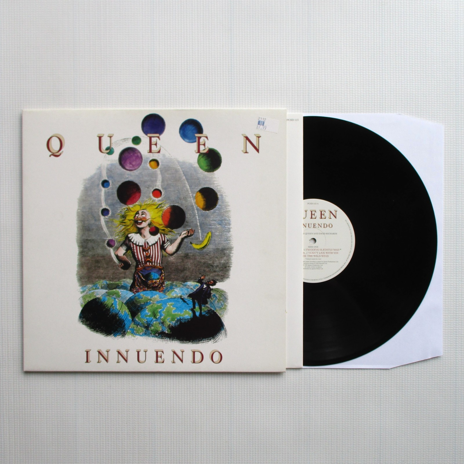 Queen Innuendo UK 1st Pressing 1991 Vinyl LP Album Record (PCSD 115) – NM/EX-
