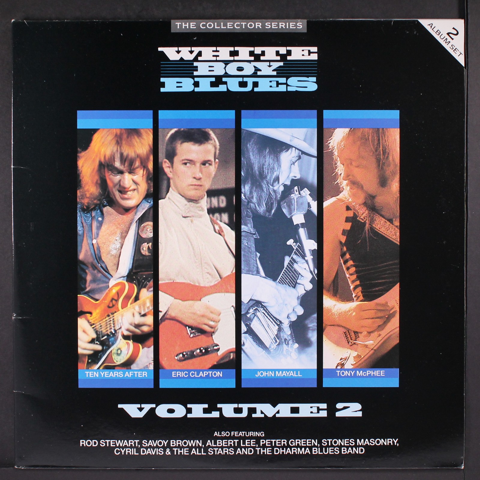 VARIOUS: white boy blues vol. 2 CASTLE 12″ 2x LP 33 RPM United Kingdom