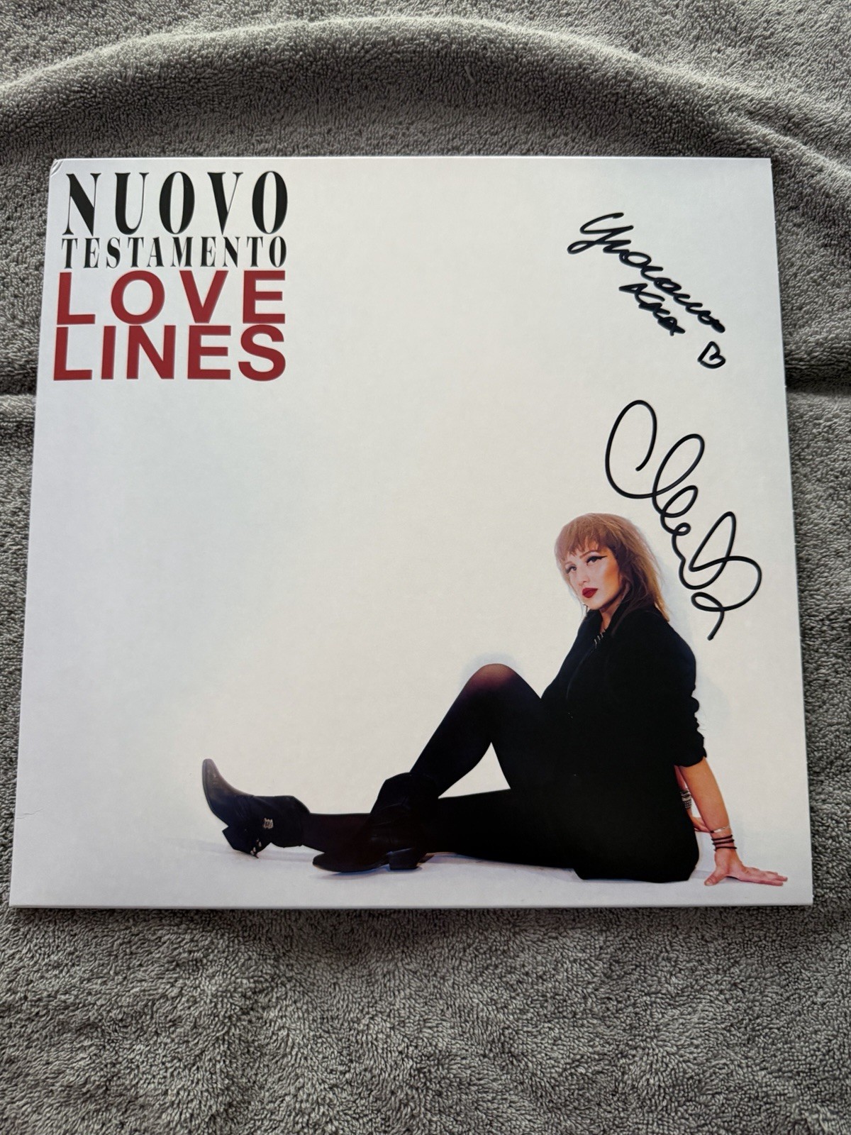 Nuovo Testamento – Love Lines Blue/Clear Colored Vinyl LP 12″ Discoteca Italia