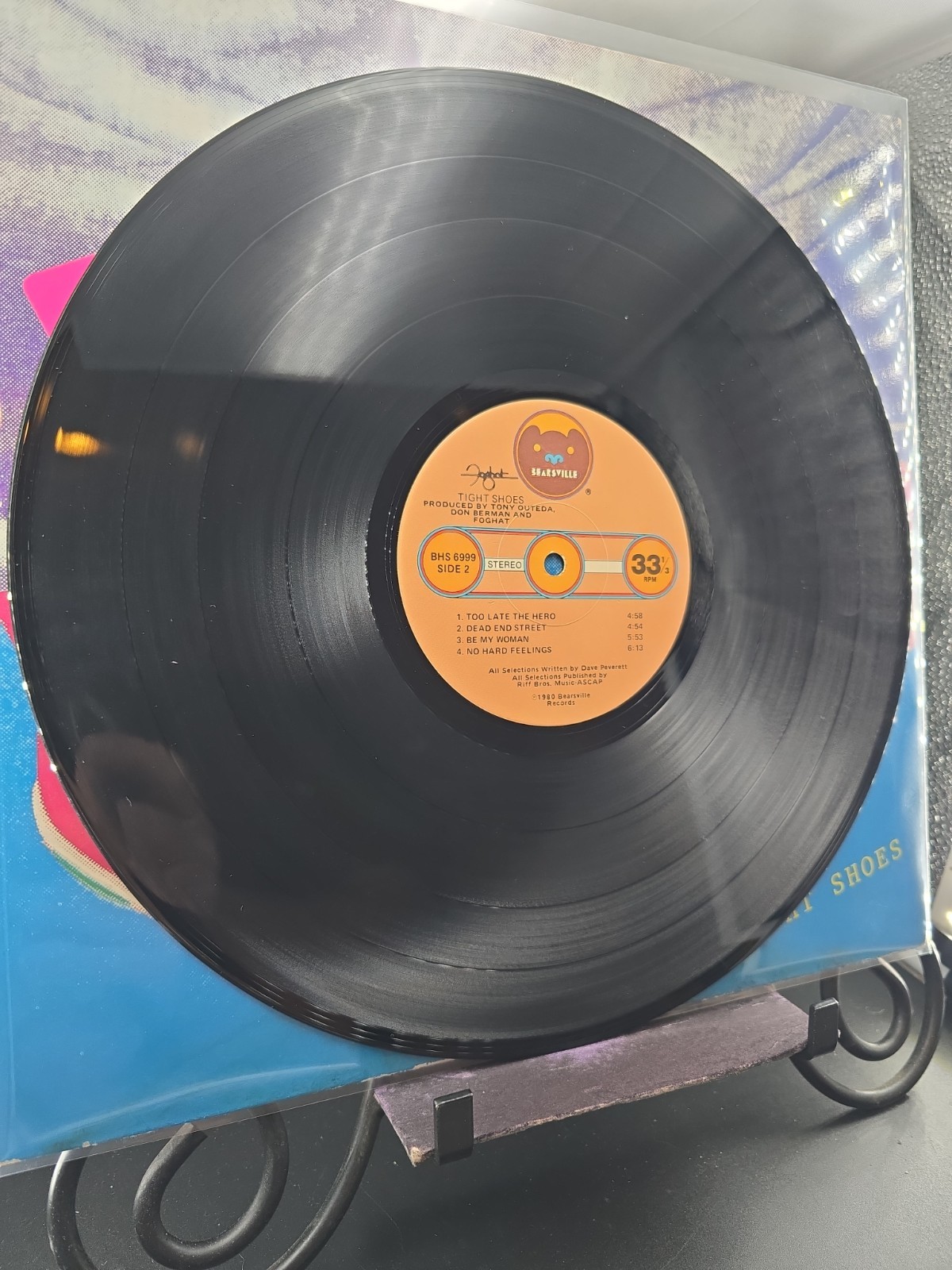Foghat Tight Shoes LP 1980 Bearsville BHS 6999 Jacksonville Press EX/VG
