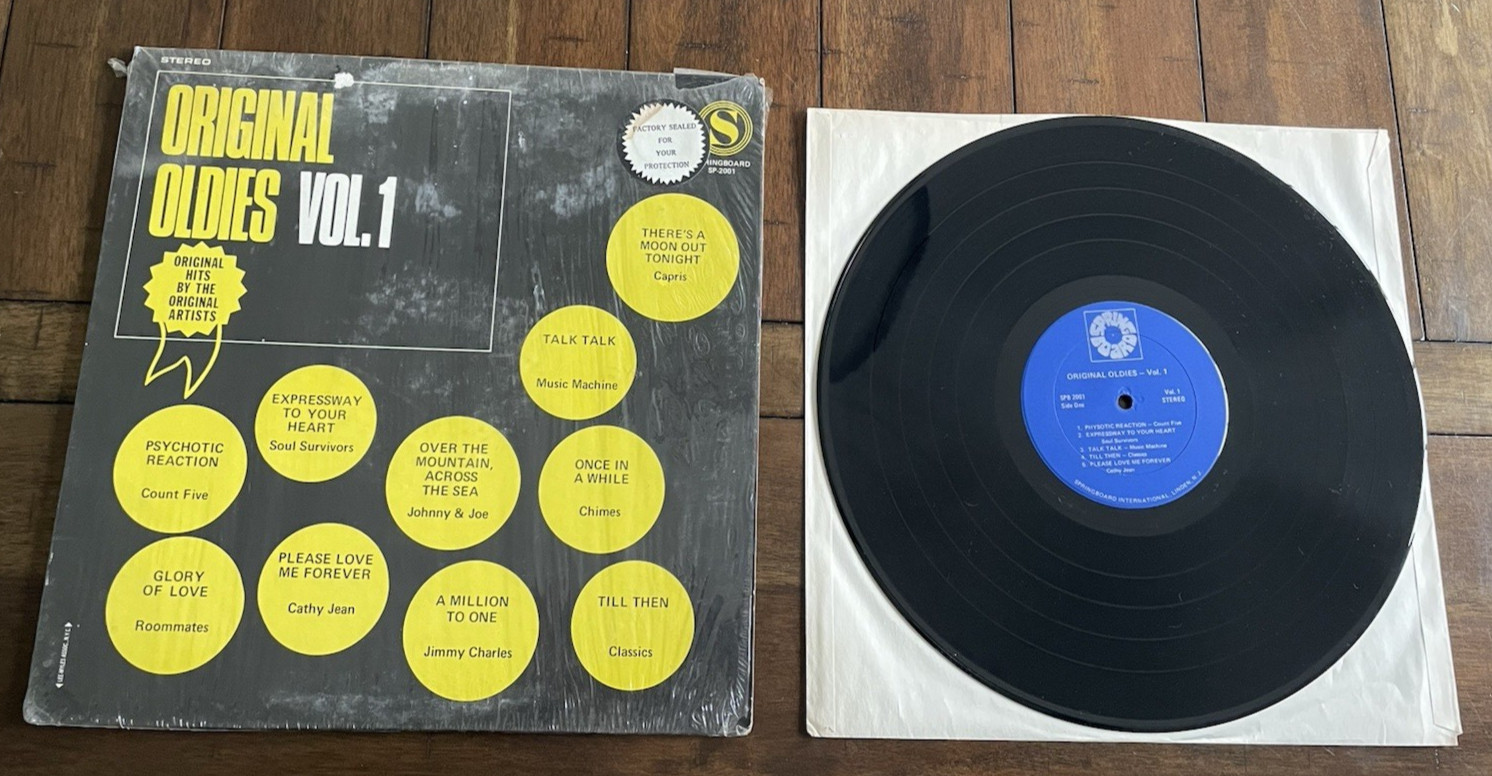 ORIGINAL OLDIES VOLUME 1 – SPRINGBOARD RECORDS SP-2001 LP w/ shrink VG+/VG+