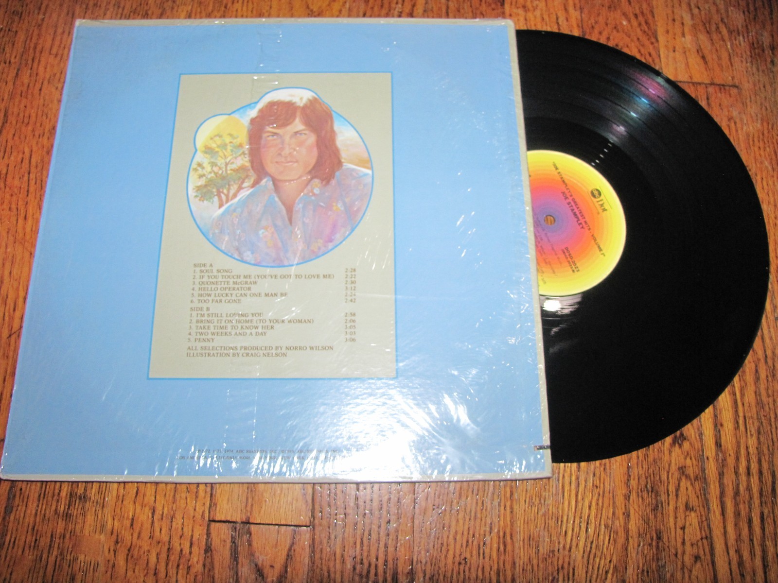 JOE STAMPLEY’S GREATEST HITS – VOLUME 1 – ABC/DOT RECORDS LP