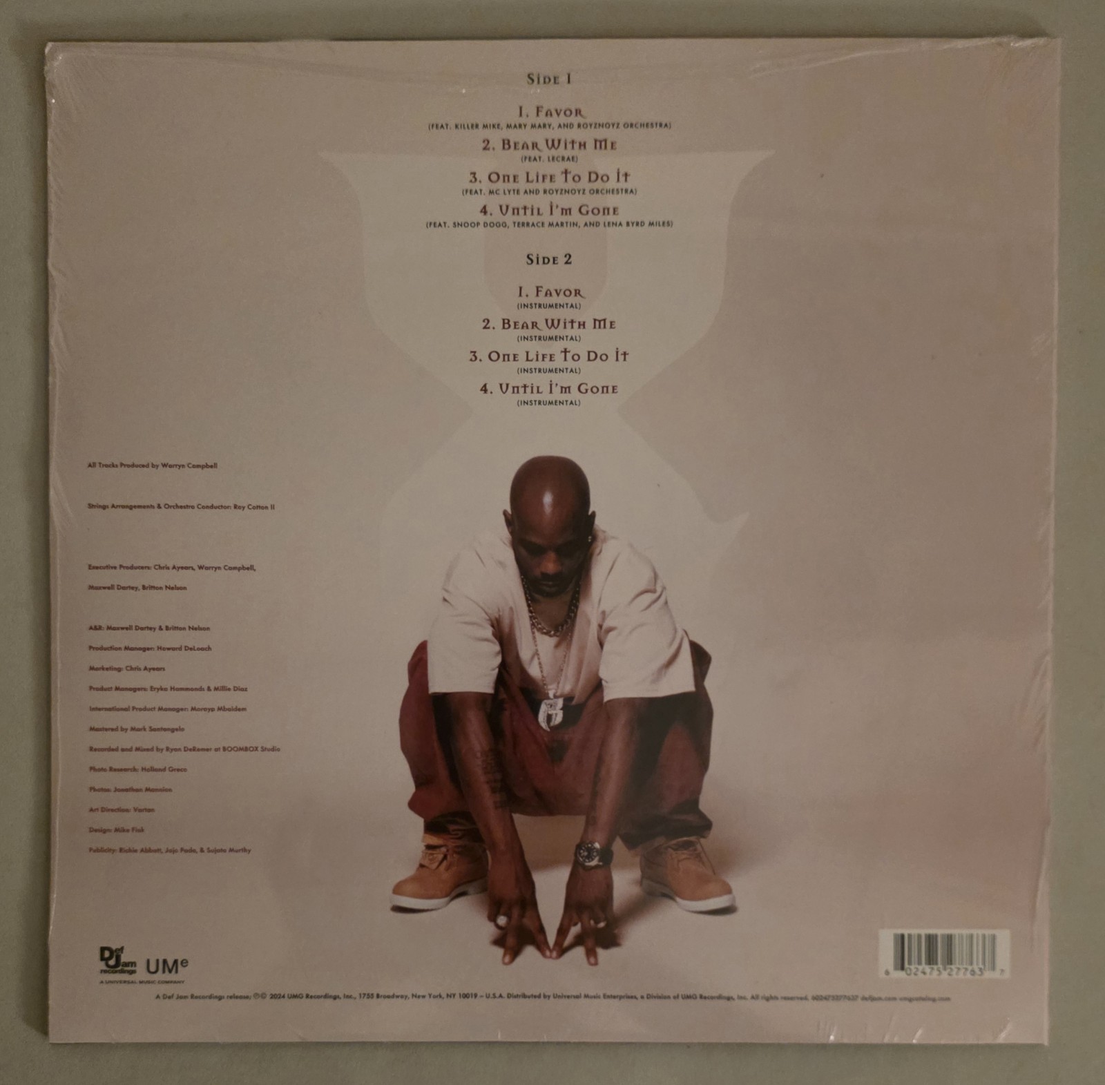 DMX Let Us Pray: Chapter X Vinyl LP Record NEW SEALED HIP HOP LEGEND R.I.P.
