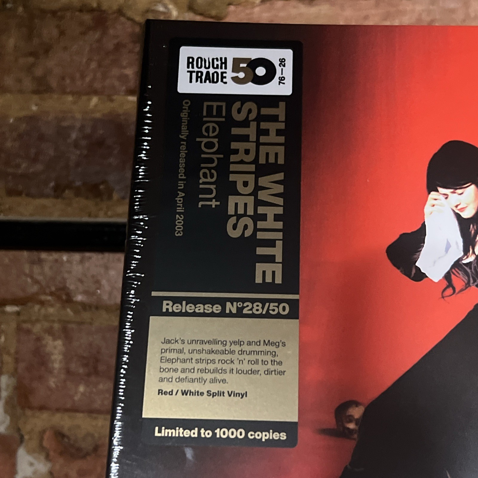 The White Stripes ELEPHANT Vinyl Rough Trade 50th Red/White /1000 – in hand ✅