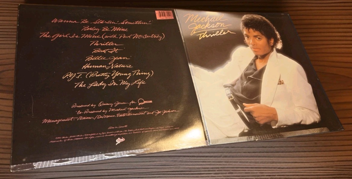 Thriller – Michael Jackson (LP 1982 Epic Records) EX/VG