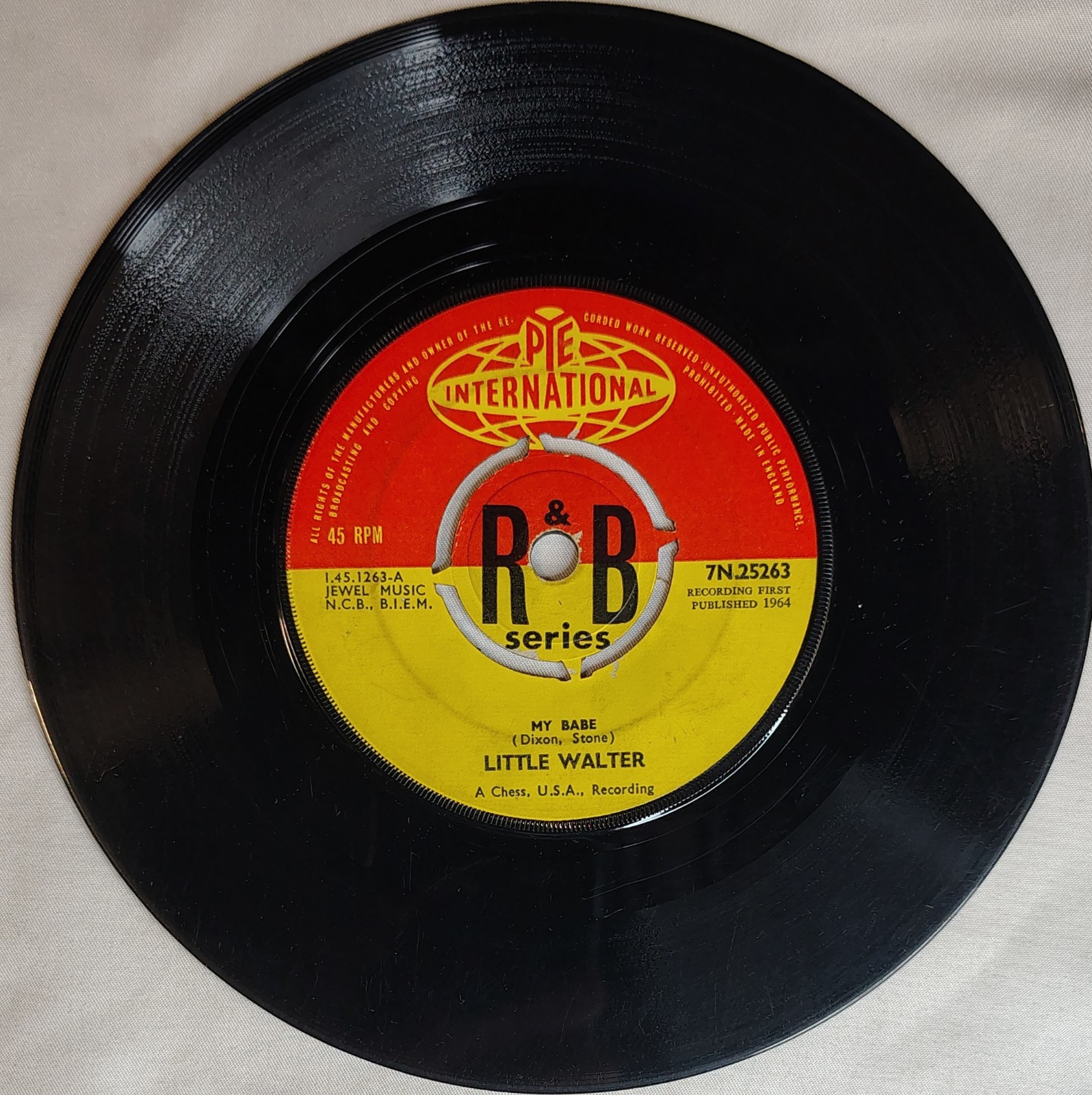 BLUES 45 Little Walter MY BABE – YOU BETTER WATCH YOURSELF 1964 Pye PROMO VG+