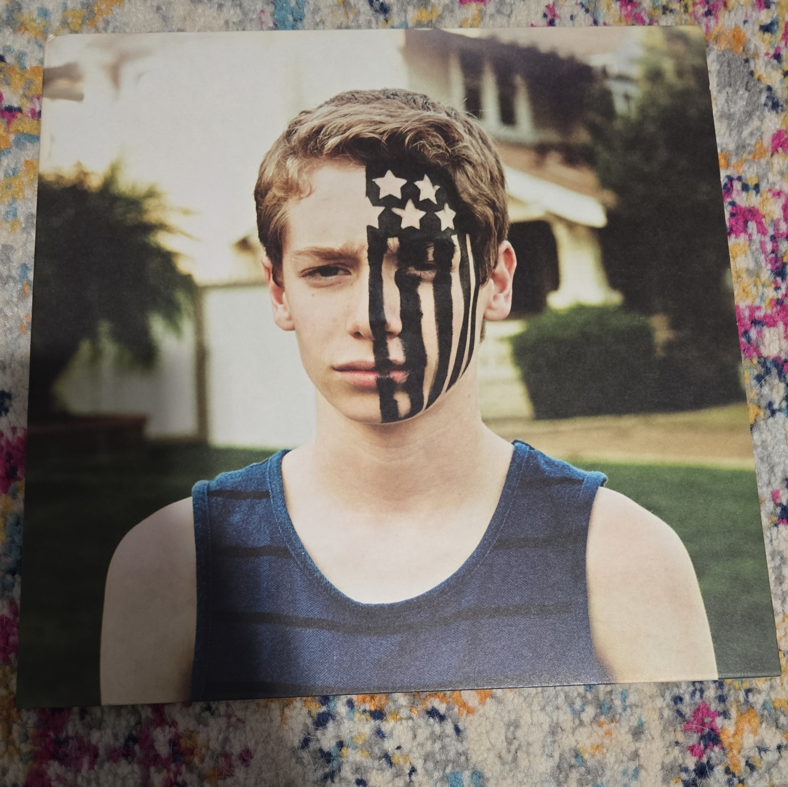 Fall Out Boy – American Beauty/American Psycho – Custom BLUE Vinyl RARE OOP