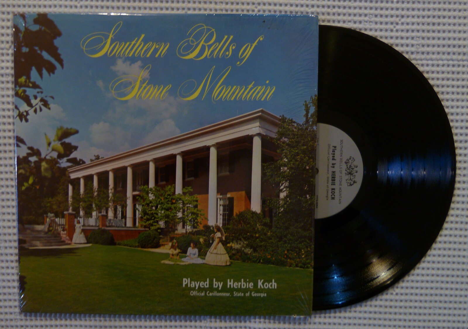 HERBIE KOCH Orig Private Stone Mtn Georgia Carillon Organ Vinyl LP Shrink VG+