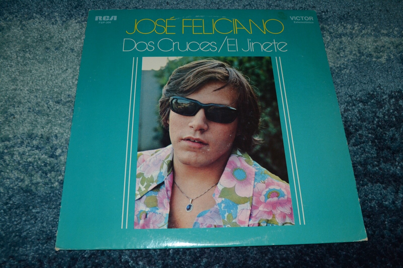 Jose Feliciano~Dos Cruces / El Jinete~1972 Bolero~Latin Pop Rock~FAST SHIPPING!