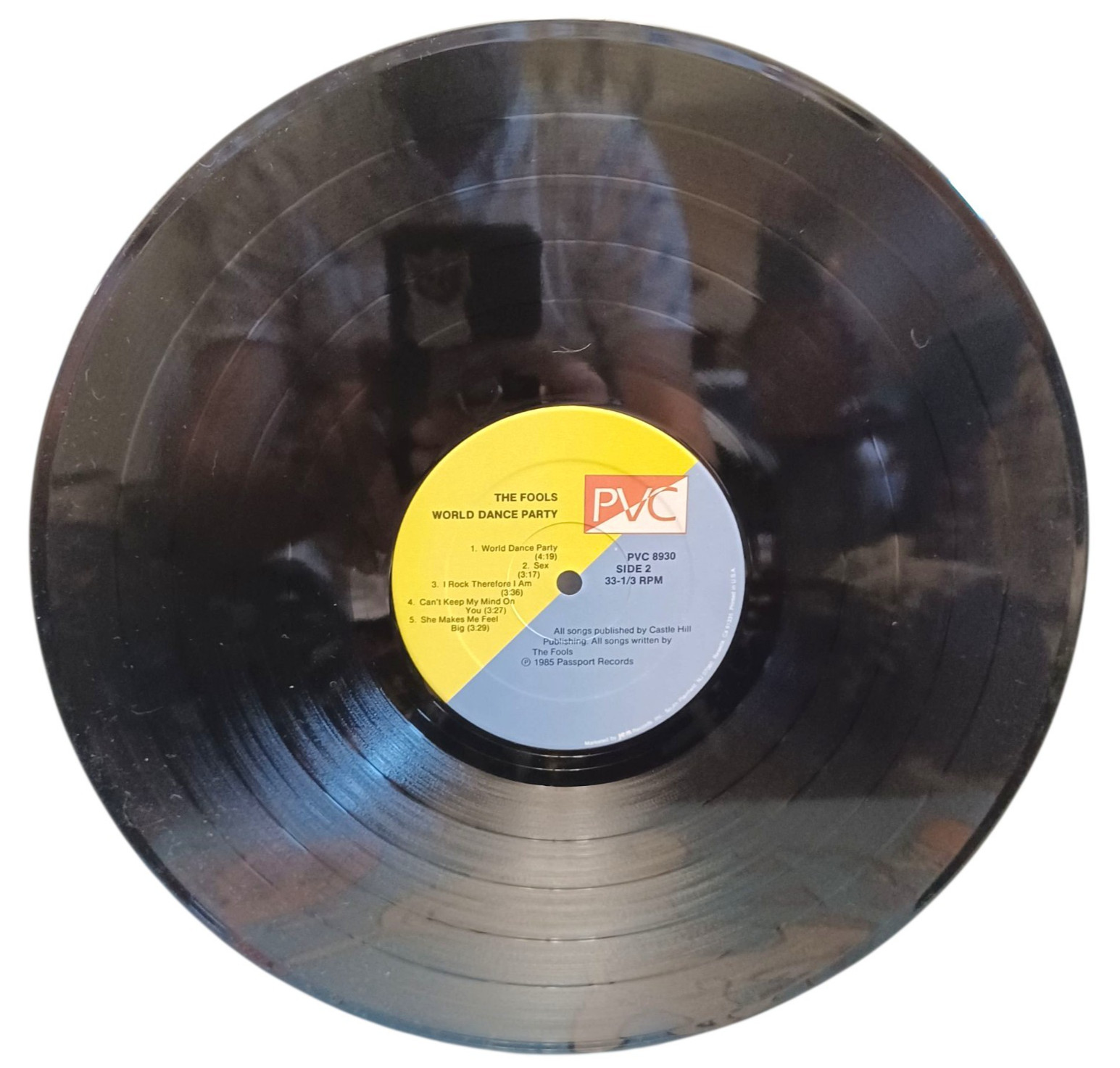 The Fools – World Dance Party – 1985 – PVC Records PVC 8930 NM / VG+