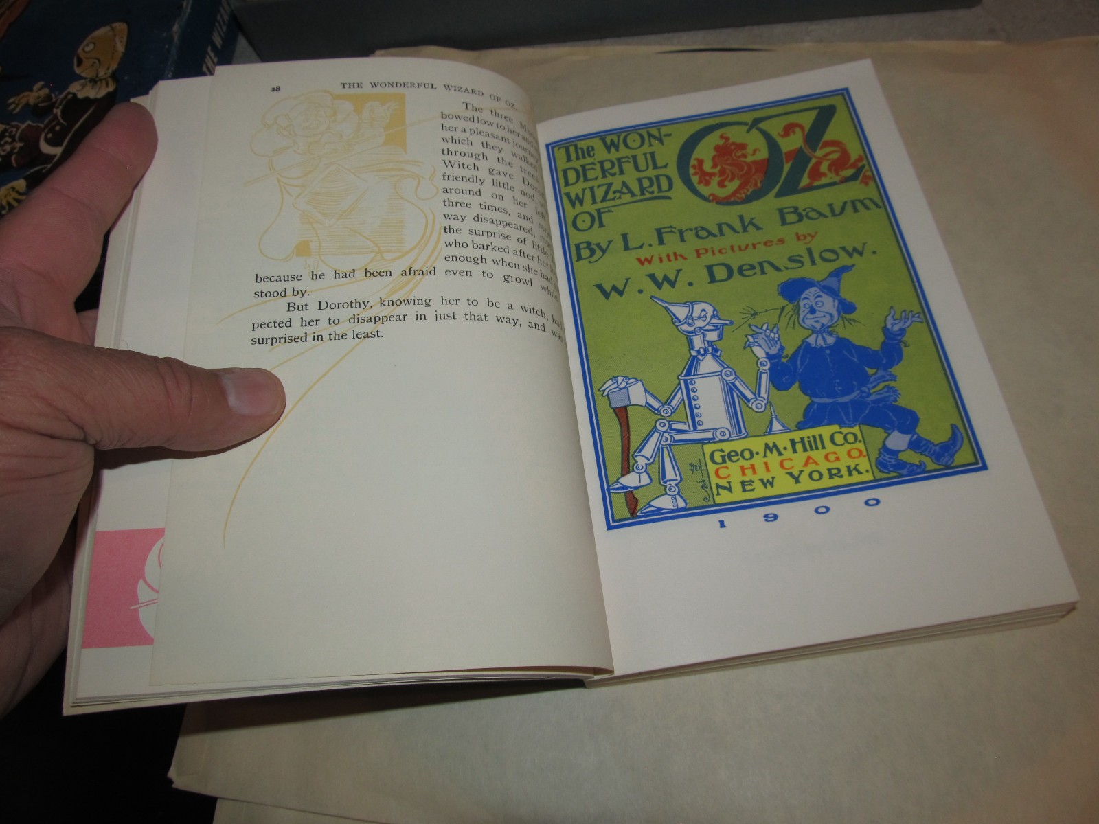 THE WIZARD Of OZ – Rare 4 Vinyl Lp Box Set & Book – Vintage 1960 L. Frank Baum