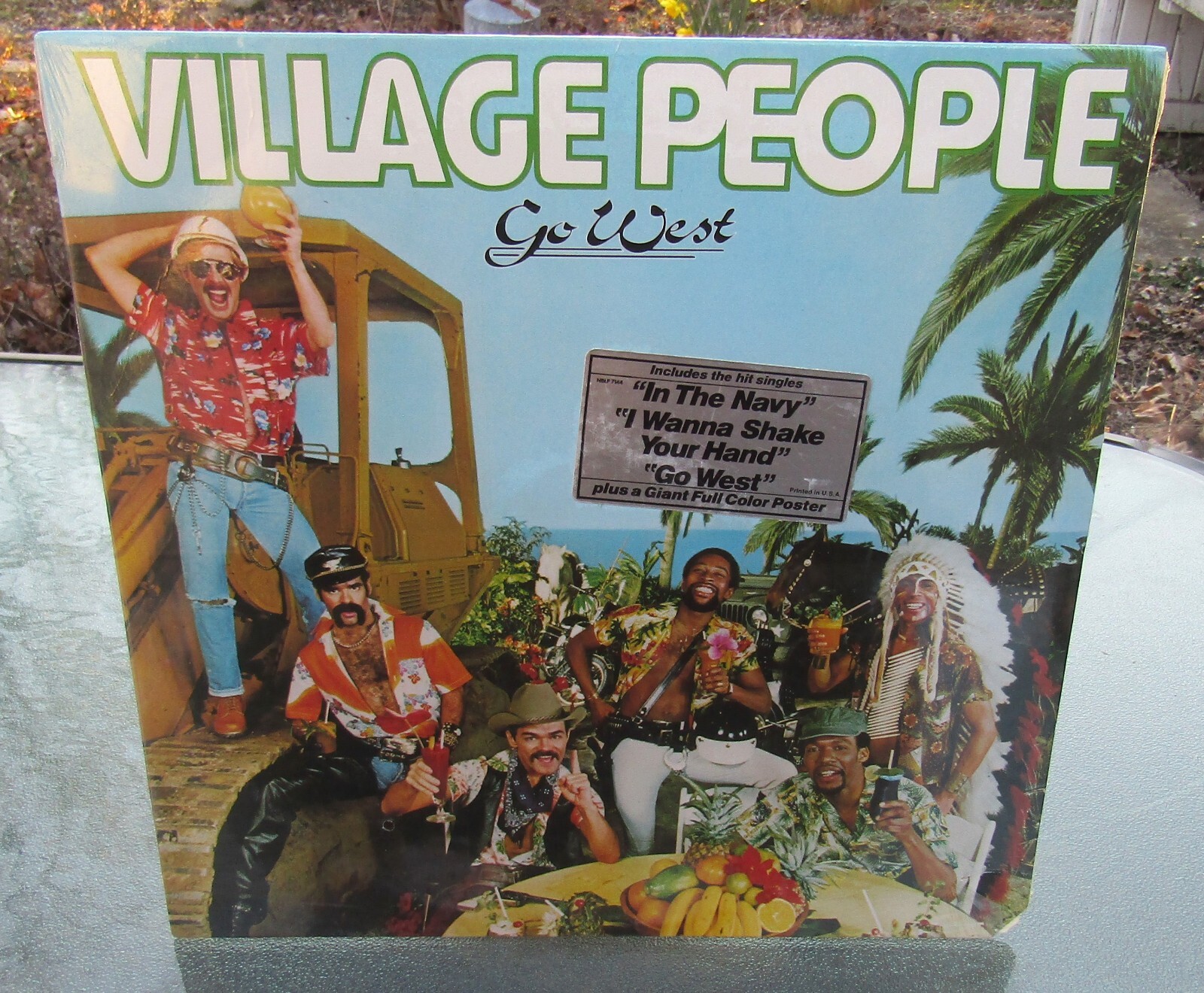 1979 Casablanca Records VILLAG PEOPLE Go West Album #NBLP 7144 SEALED With Hype
