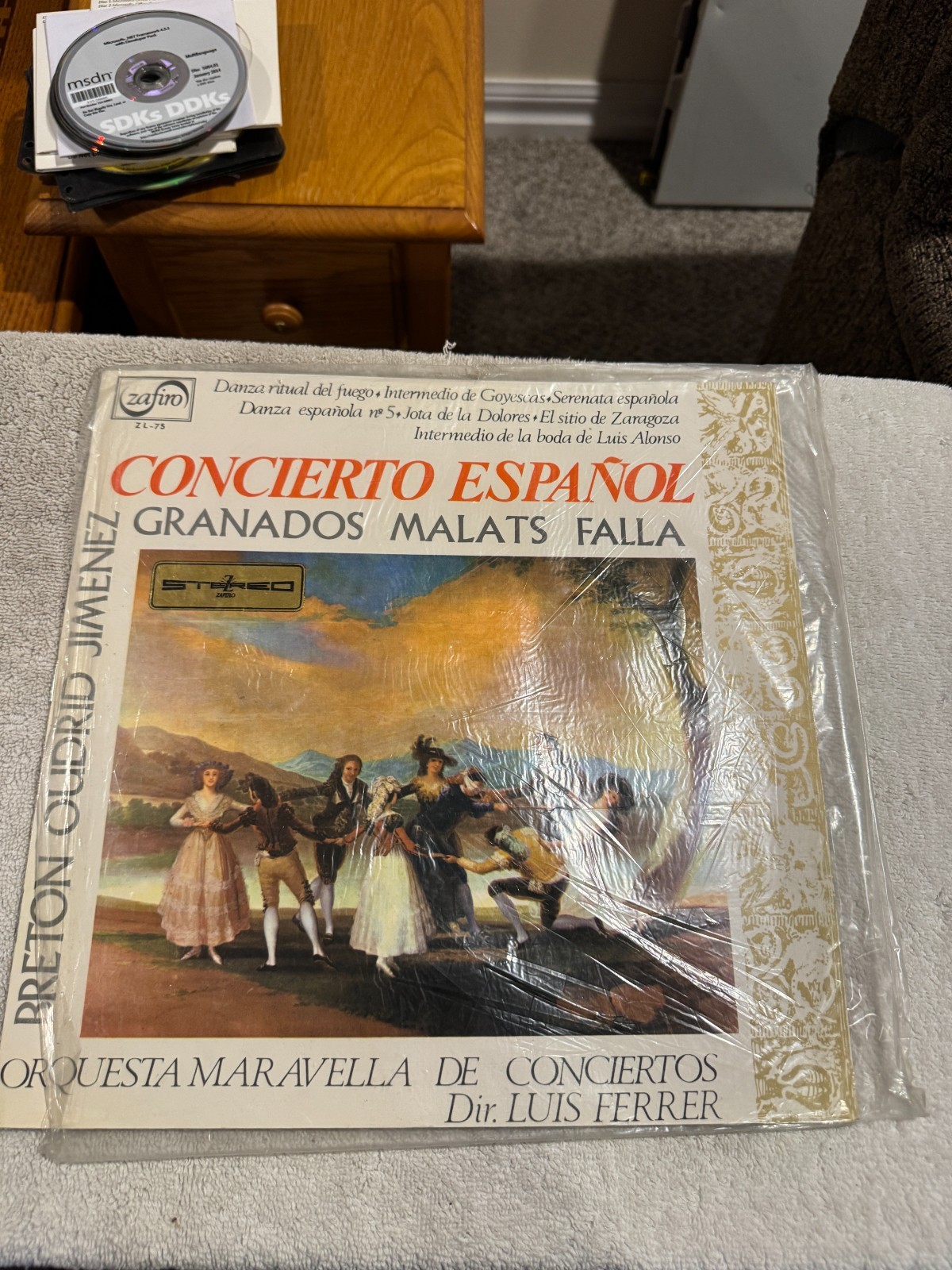 Concierto Español Granados Malats Falla LP – GOOD CONDITION!!!