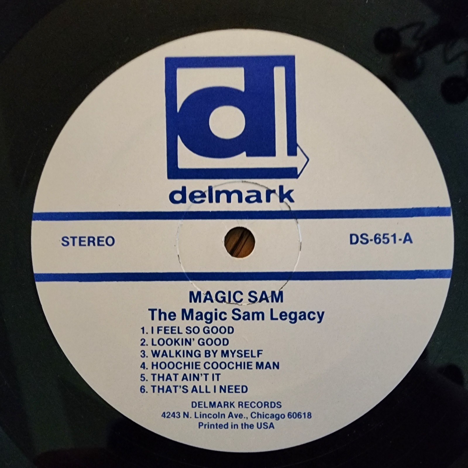 MAGIC SAM / THE MAGIC SAM LEGACY ~ 1989 Delmark DS 651 Album ~ NEAR MINT