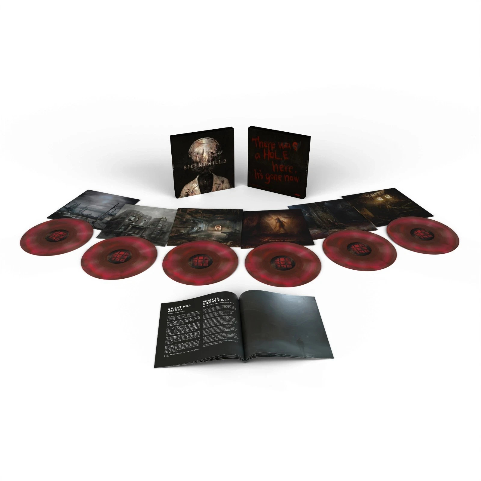 Silent Hill 2 Vinyl Soundtrack Limited Edition Deluxe Box Set 6 x LP Red Laced