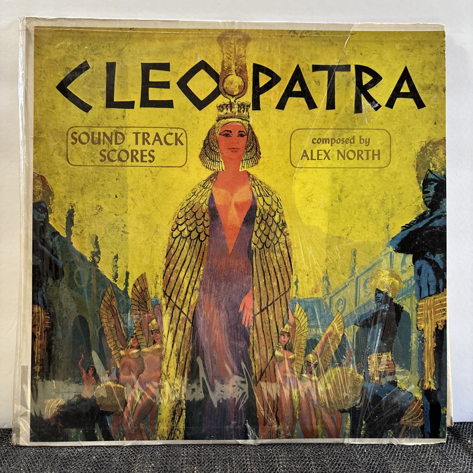 Alex North Cleopatra Sound Track Scores Somerset High Fidelity Vinyl LP EX