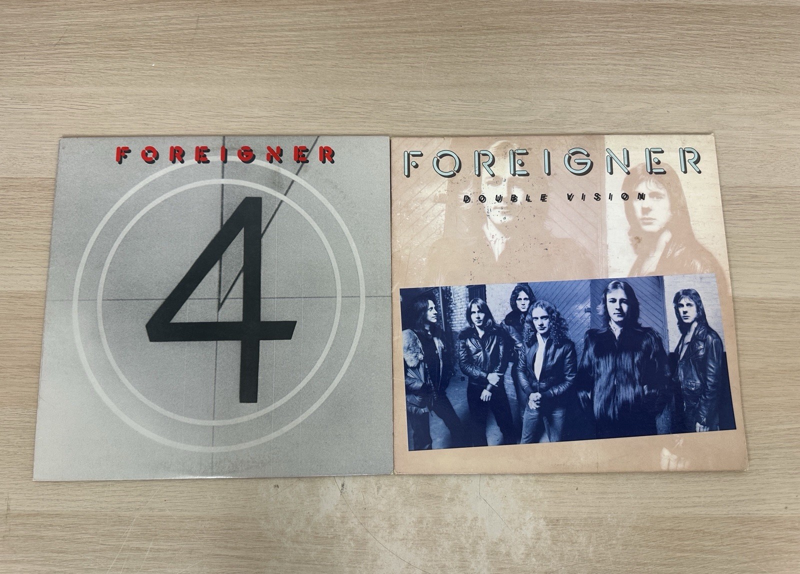 Foreigner – 2 USA Vinyl LP Lot – 4 (1981) & Double Vision (1978) – Atlantic