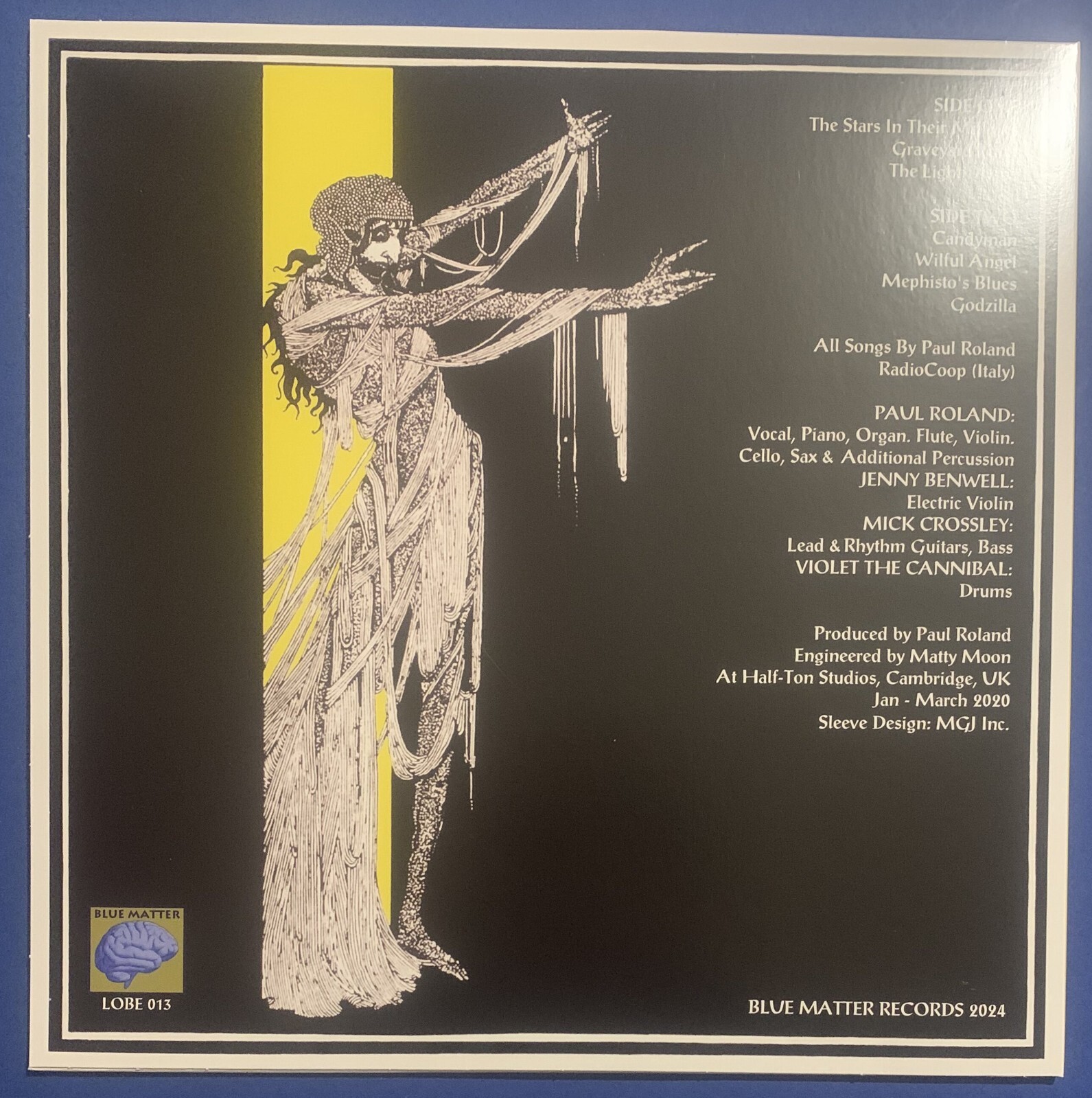 PAUL ROLAND – Morbid Beauty ~ 2024 Blue Matter LP (LOBE 13)