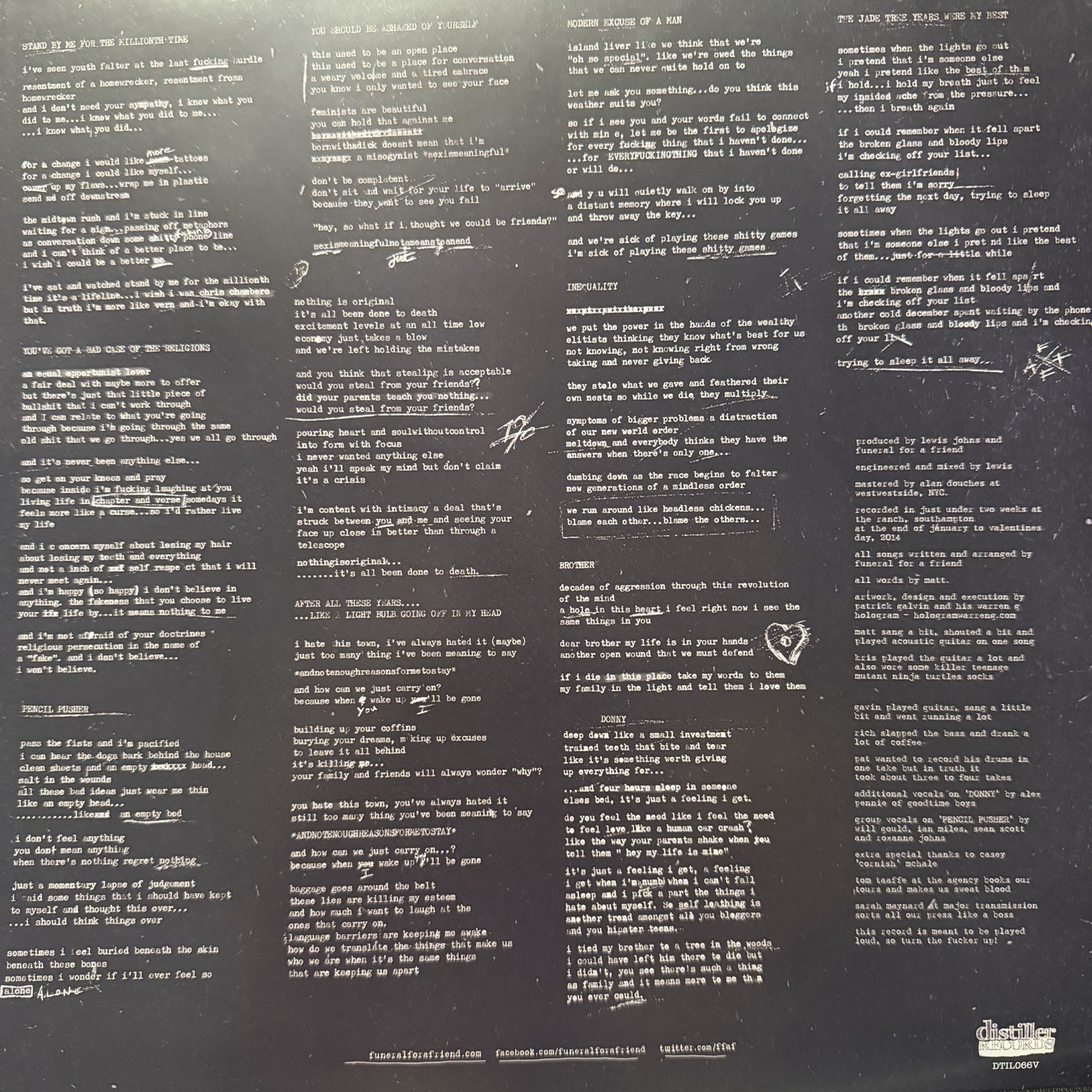 FUNERAL FOR A FRIEND Chapter And Verse Pledge Music Preorder 150 Rare Vinyl UK