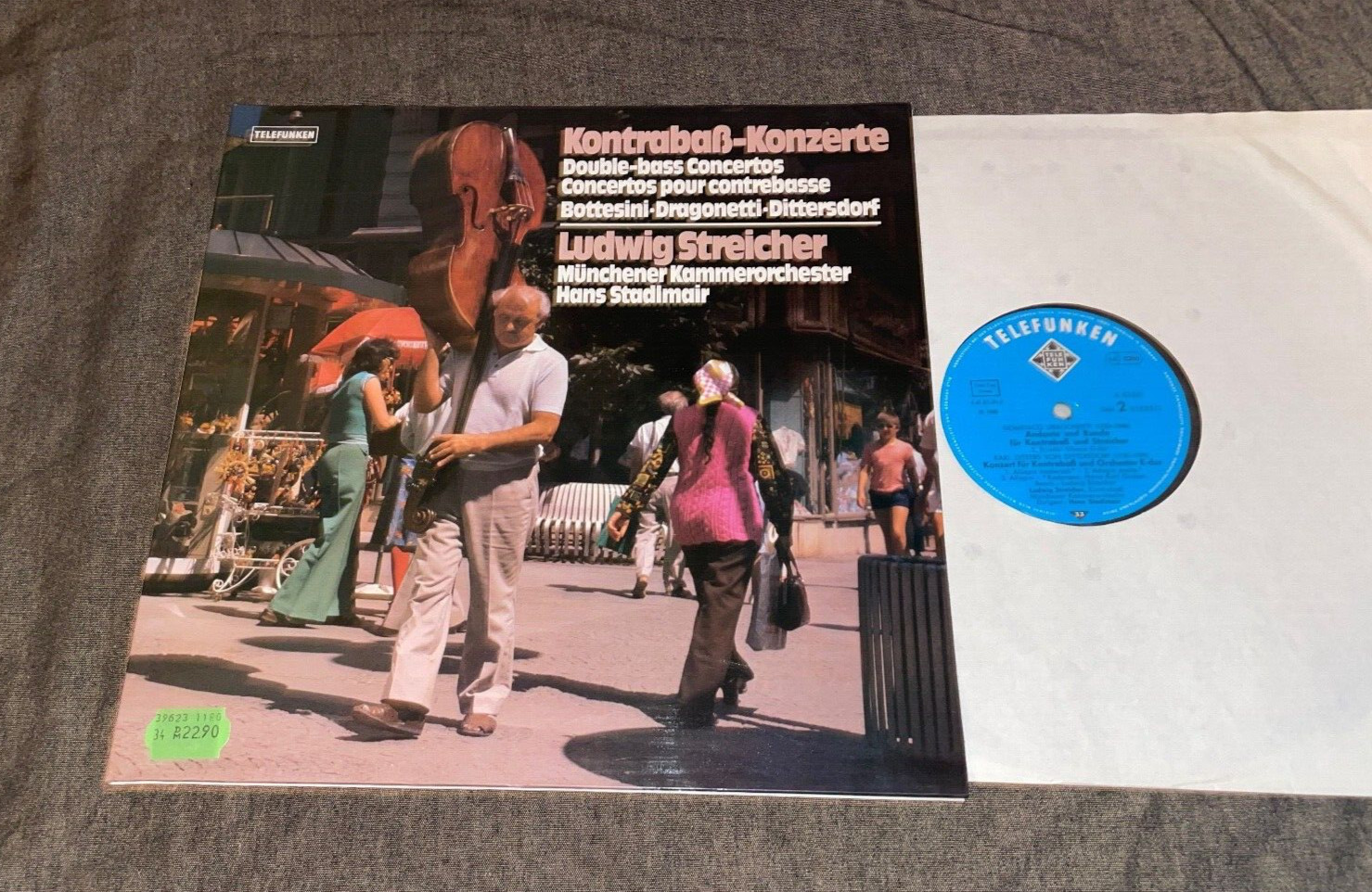 Telefunken 6.42621 AW ed1 Streicher, double bass: Bottesini, Dittersdorf. MINT