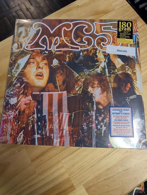 MC5 – Kick Out The Jams Elektra 2012 reissue LP SEALED Gatefold 180 gram vinyl