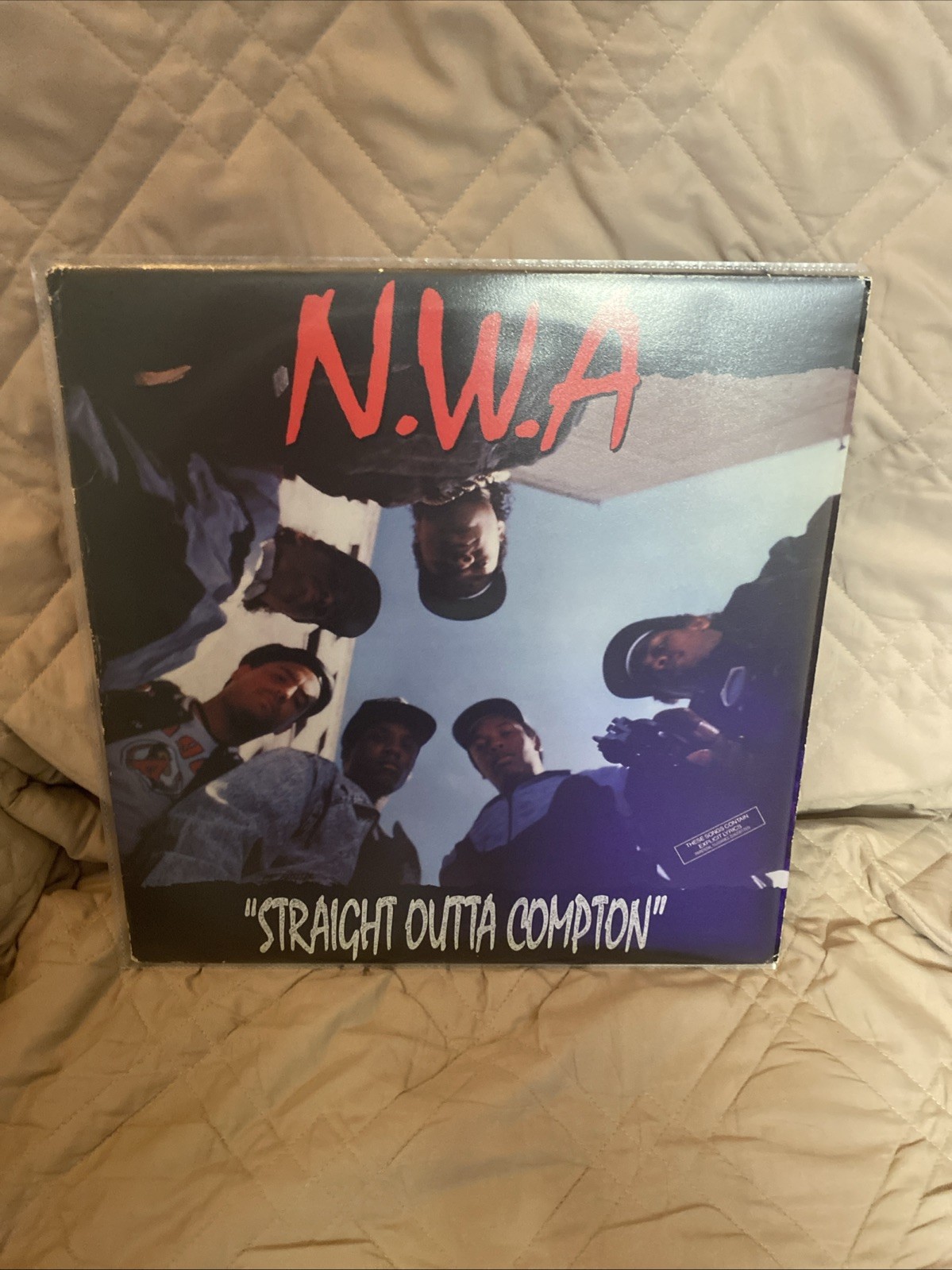 N.W.A. Straight Outta Compton SL 57102 LP Ruthless Records 1988 VG++ VINYL
