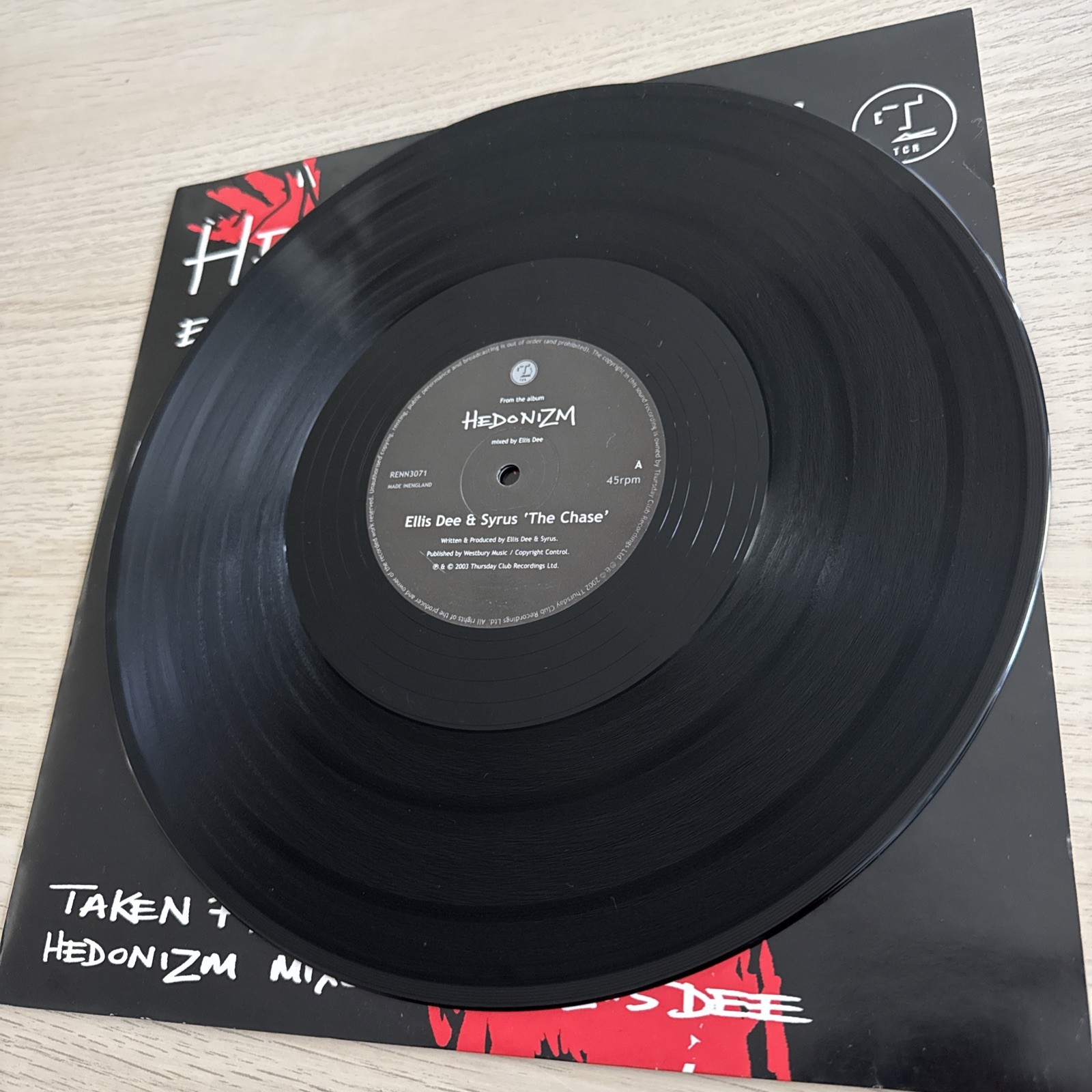 Ellis Dee Autobots THE CHASE / BLOGGER 12″ DJ Vinyl TCR Rennie Pilgrem Breaks