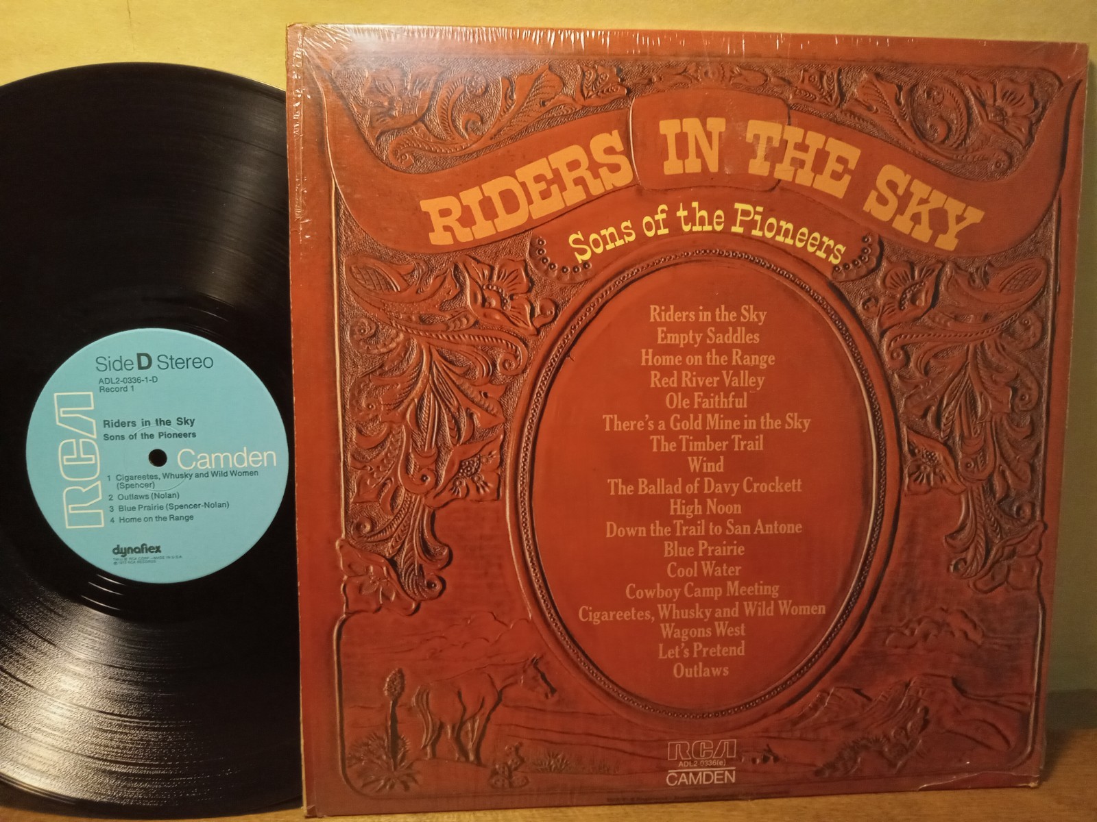Sons Of The Pioneers – Riders In The Sky, Double LP VG+, RCA Camden ADL2-0336(e)