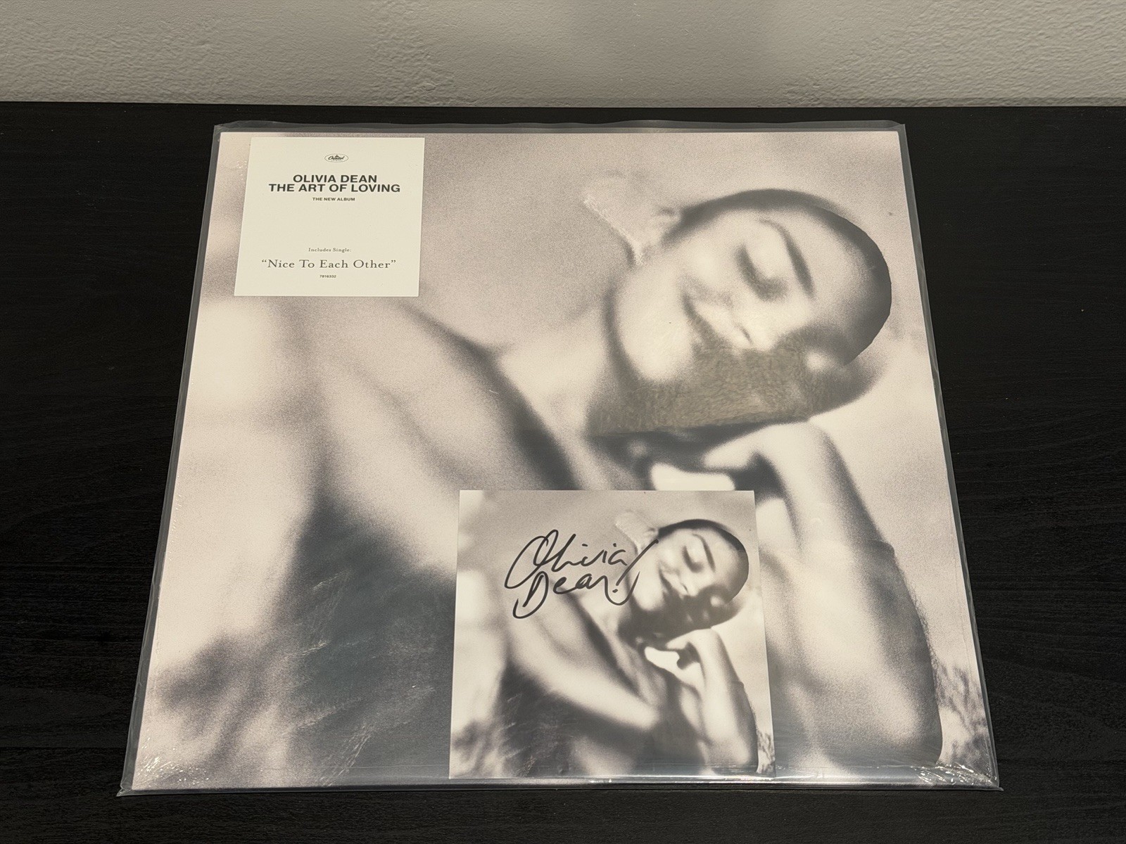 Olivia Dean The Art of Loving Vinyl LP Signed Art Card Insert NEW
