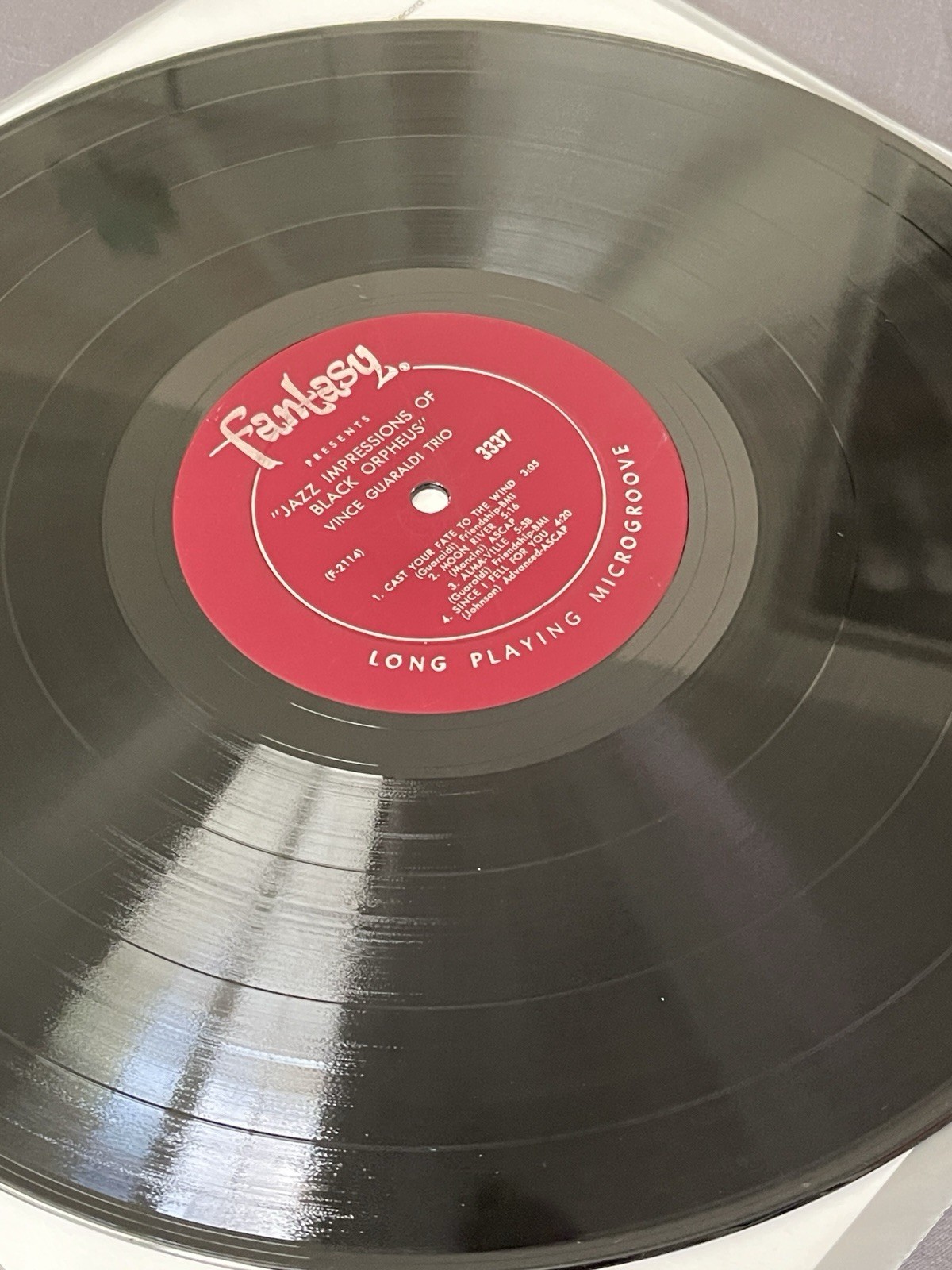 ✨Vince Guaraldi Trio✨Jazz Impressions of Black Orpheus – Fantasy 3337 LP VG+