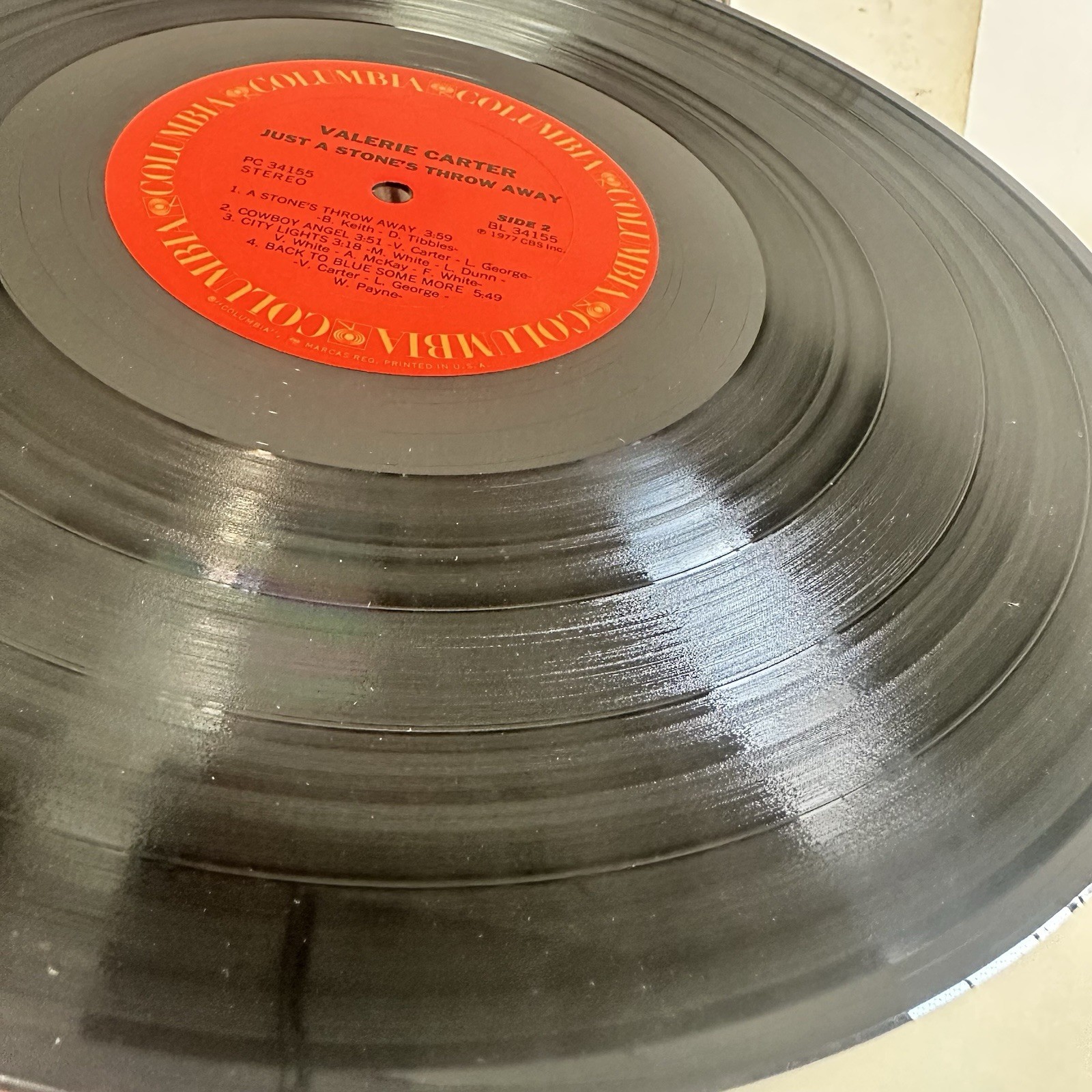 Valerie Carter – Just A Stone’s Throw – Vinyl LP – VINTAGE!