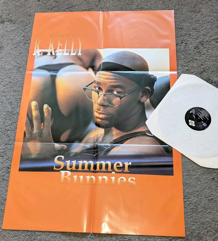 R.Kelly Summer Bunnies 12 Inch Single With Massive Poster Sleeve Vgc+ Vinyl