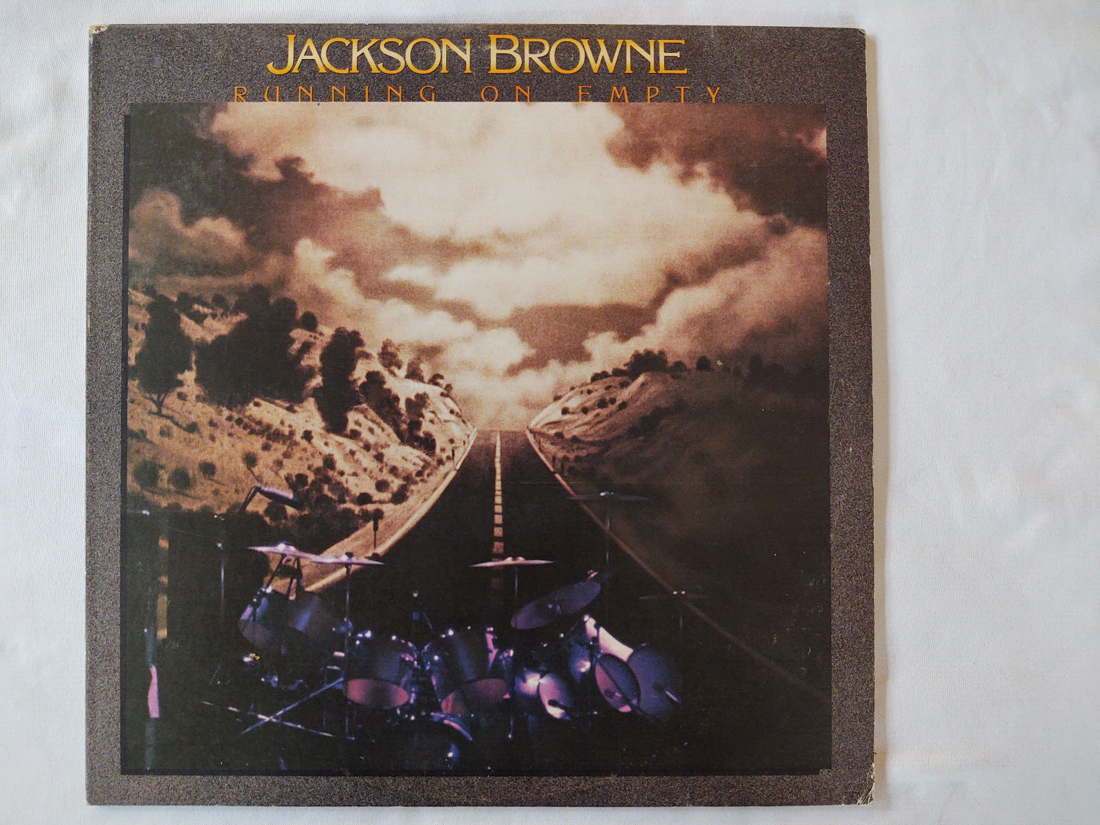 Jackson Browne – Running On Empty LP 1977 Orig edition Asylum 6E-113 VG+/VG+