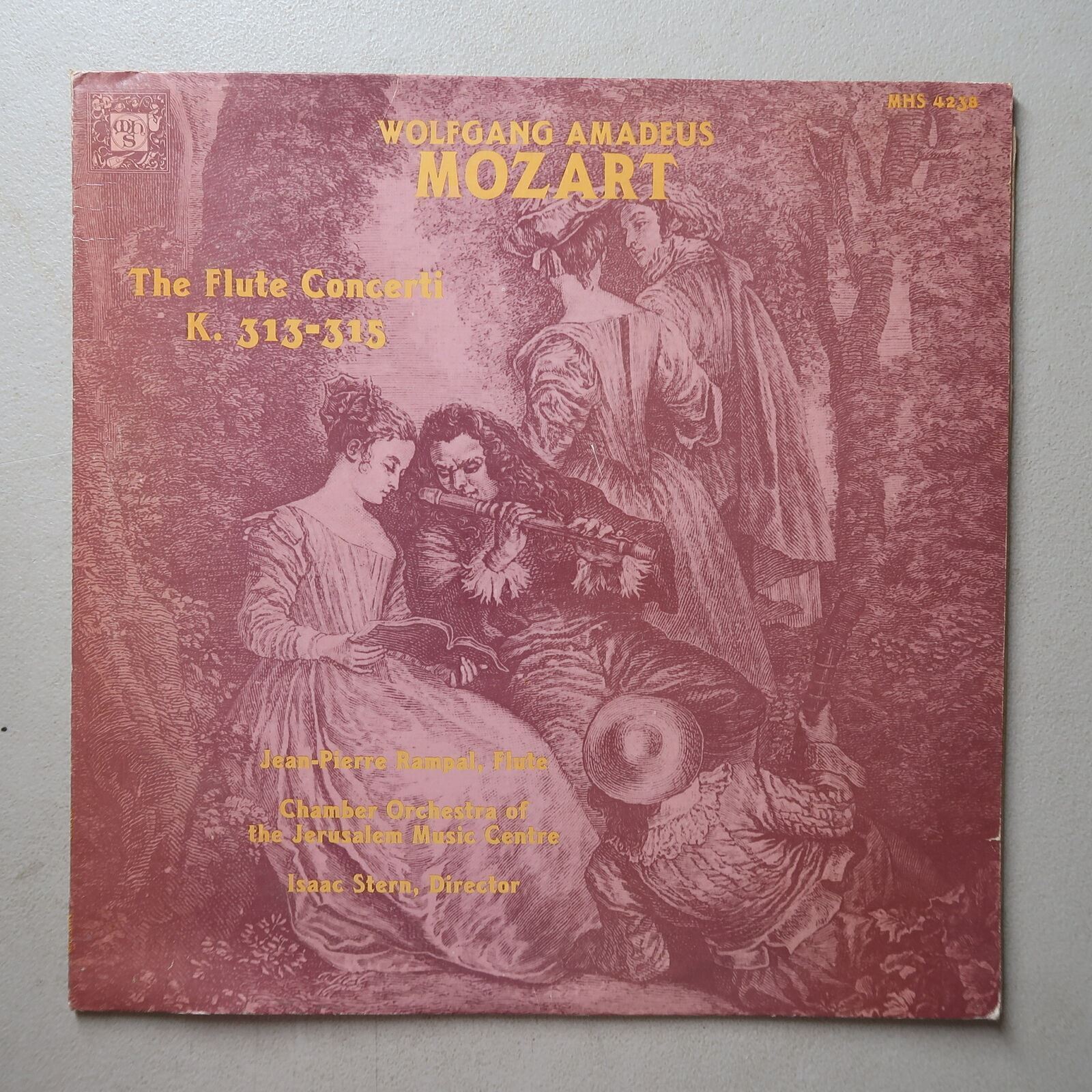 WOLFGANG AMADEUS MOZART THE FLUTE CONCERTI VINYL LP MHS VG 81