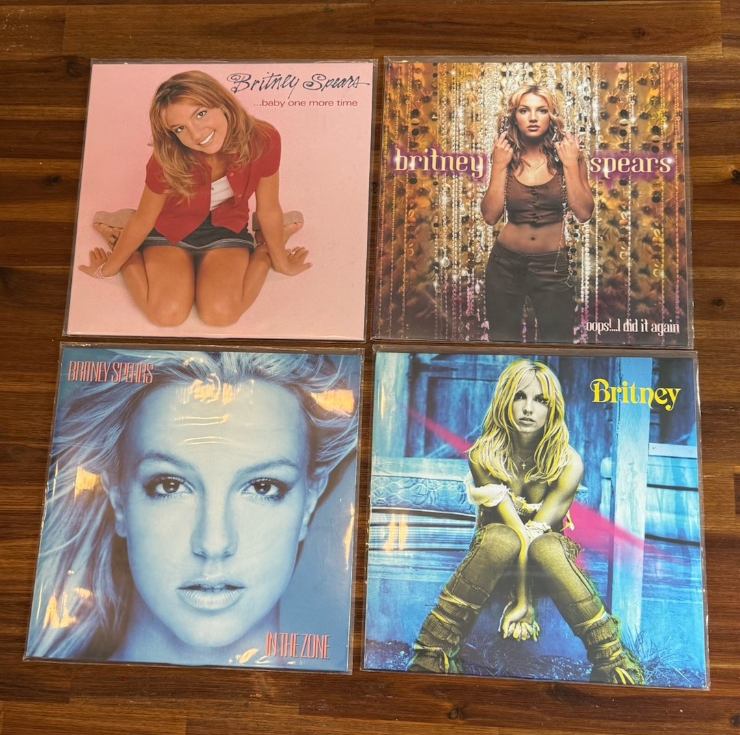 Britney Spears Urban Outfitters Colored Vinyl Bundle OOP Swirl 4 LP Collection