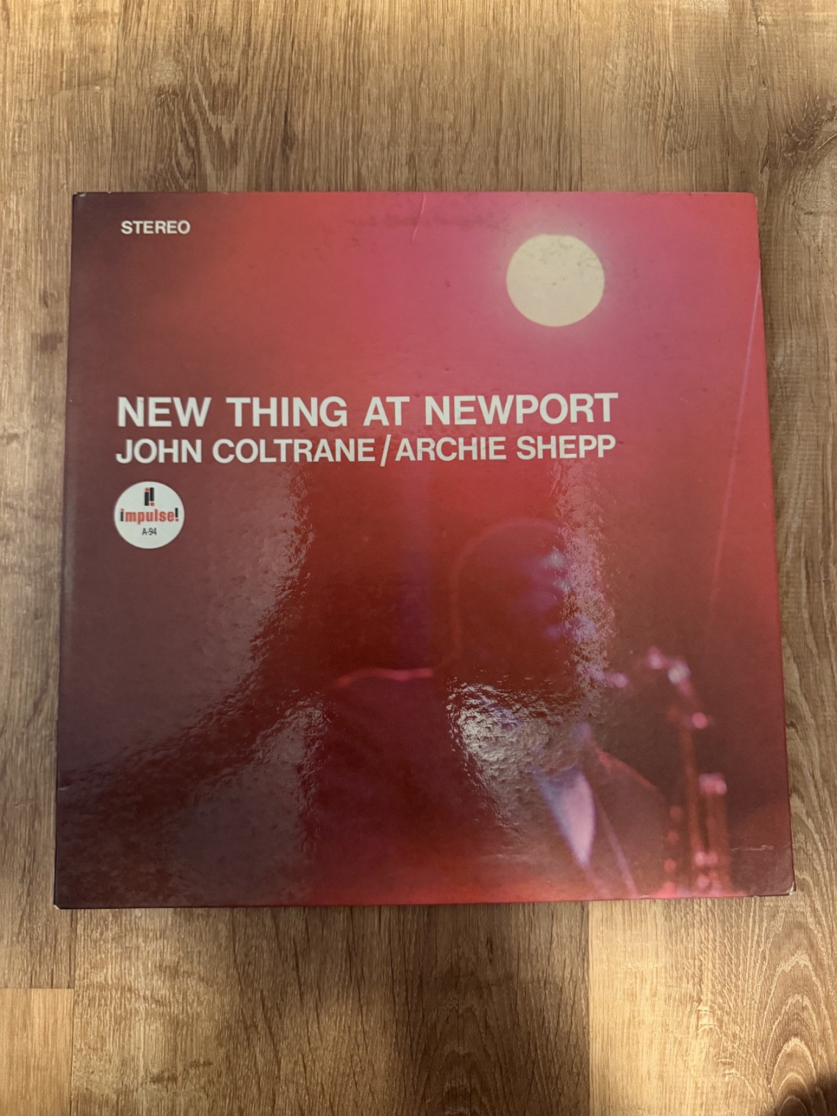 JOHN COLTRANE ARCHIE SHEPP New Thing at Newport Impulse AS-94 Stereo Jazz Vinyl