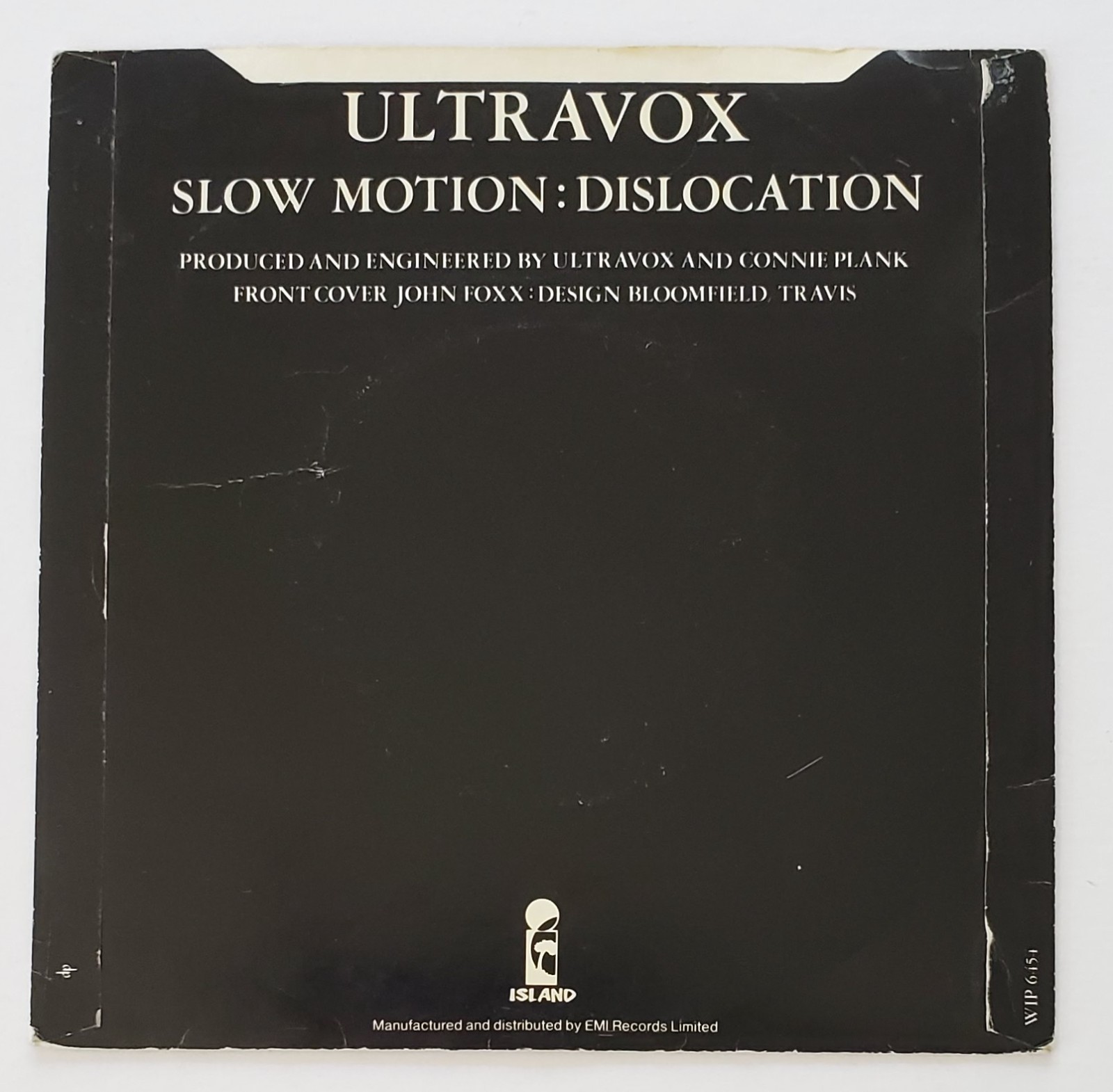 Ultravox – Slow Motion b/w Dislocation (UK Vinyl 7″ in Picture Sleeve)