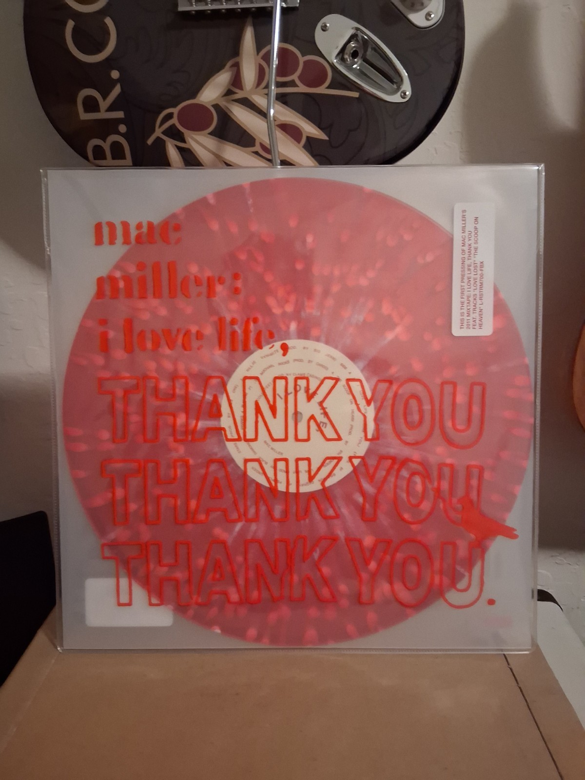 Mac Miller I Love Life, Thank You Exclusive Red and White Splatter Vinyl LP
