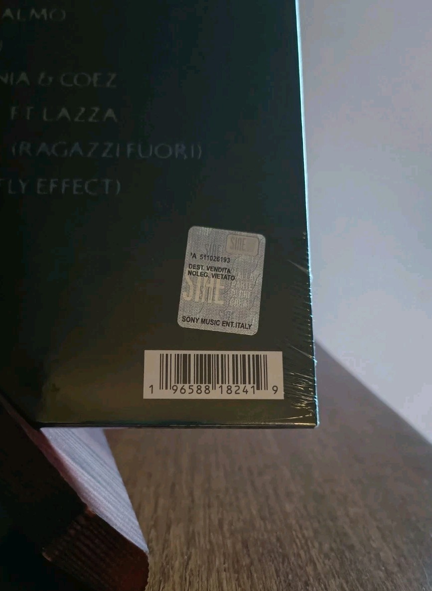 Emis Killa Effetto Notte LP VINILE NUMERATO BLU 1000 copie