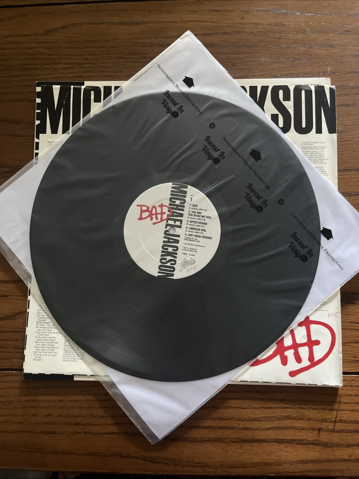 MICHAEL JACKSON BAD (1987) First Press OE40600 With OG Sleeve TOP COPY is EX!