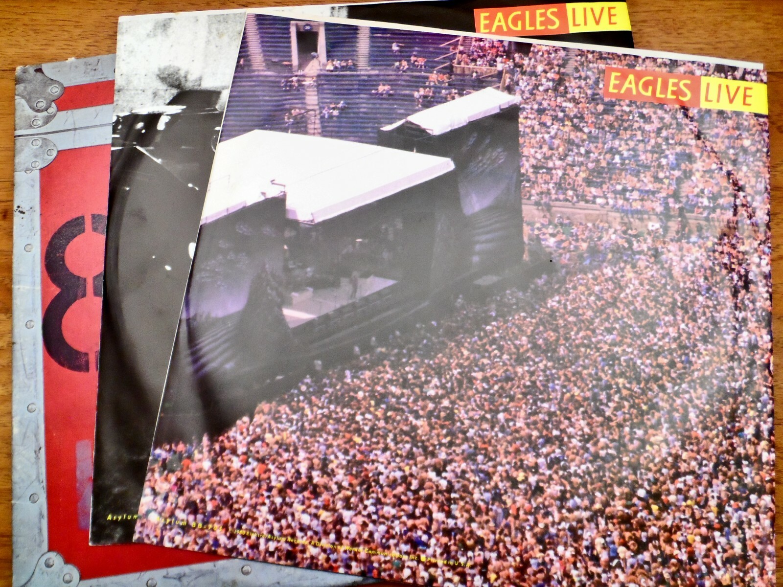 ♫ The Eagles Live ♫ Rare 1980 Asylum Records Orig. Dbl Vinyl LP w/Inserts