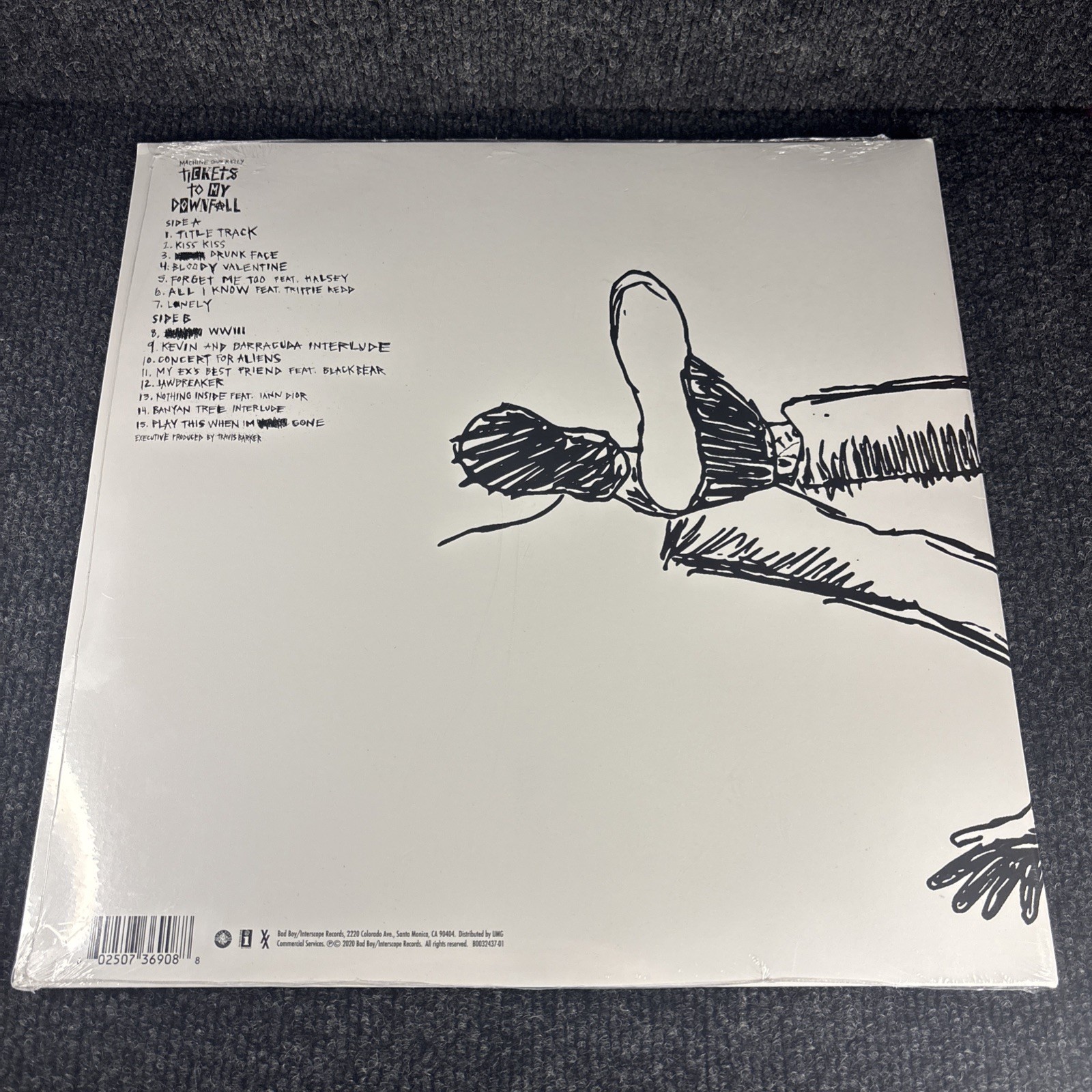 Tickets To My Downfall by Machine Gun Kelly (Record, 2020) New/Sealed