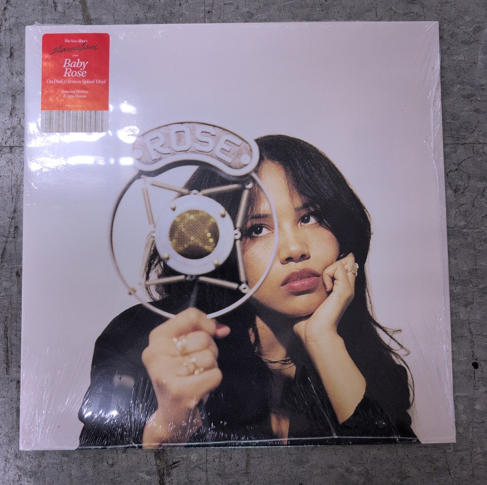 SIGNED Baby Rose – YEARNALISM Brown Pink Splash Vertigo Vinyl LP /300 Ships Fast