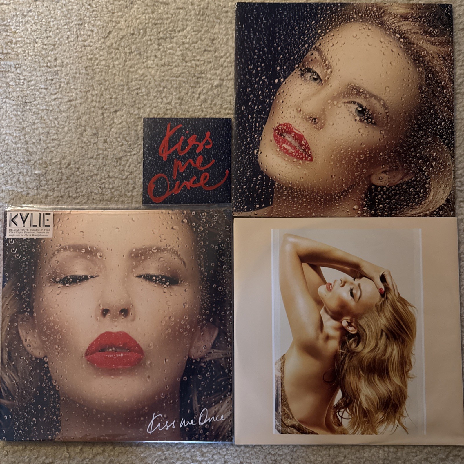 Kylie Minogue Kiss Me Once Vinyl LP CD Rare Original Pressing Into The Blue OOP