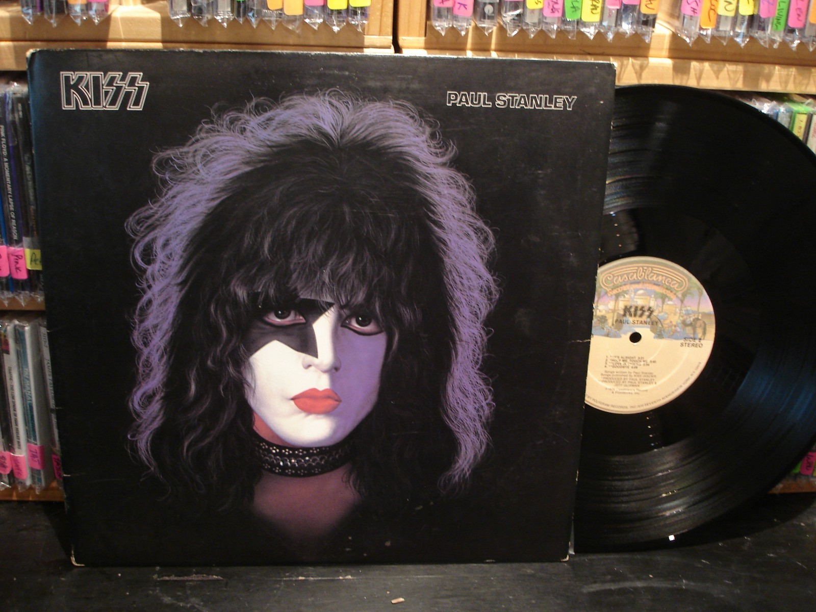Kiss – PAUL STANLEY ~ 1985 PolyGram reissue LP Casablanca NBLP 7123