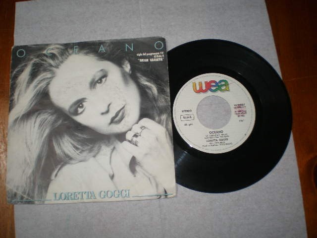 LORETTA GOGGI-Oceano/Stralunata Roma-Disco 45 giri-WEA-1982-24 9769-7