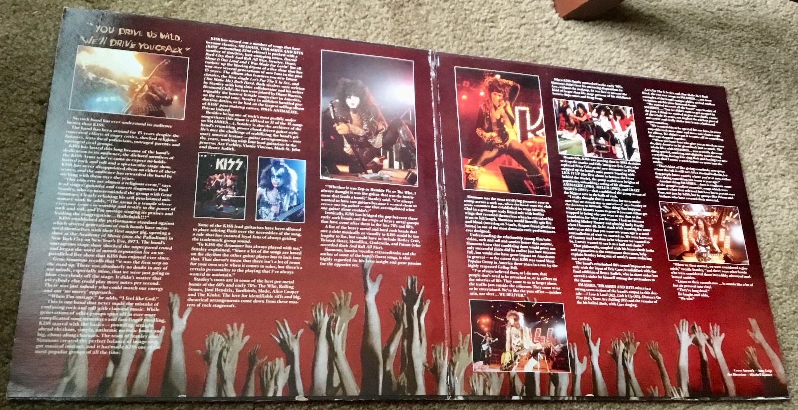 Kiss ‎- Smashes, Thrashes, and Hits – Picture Disc – Gatefold Vinyl LP – US 1988