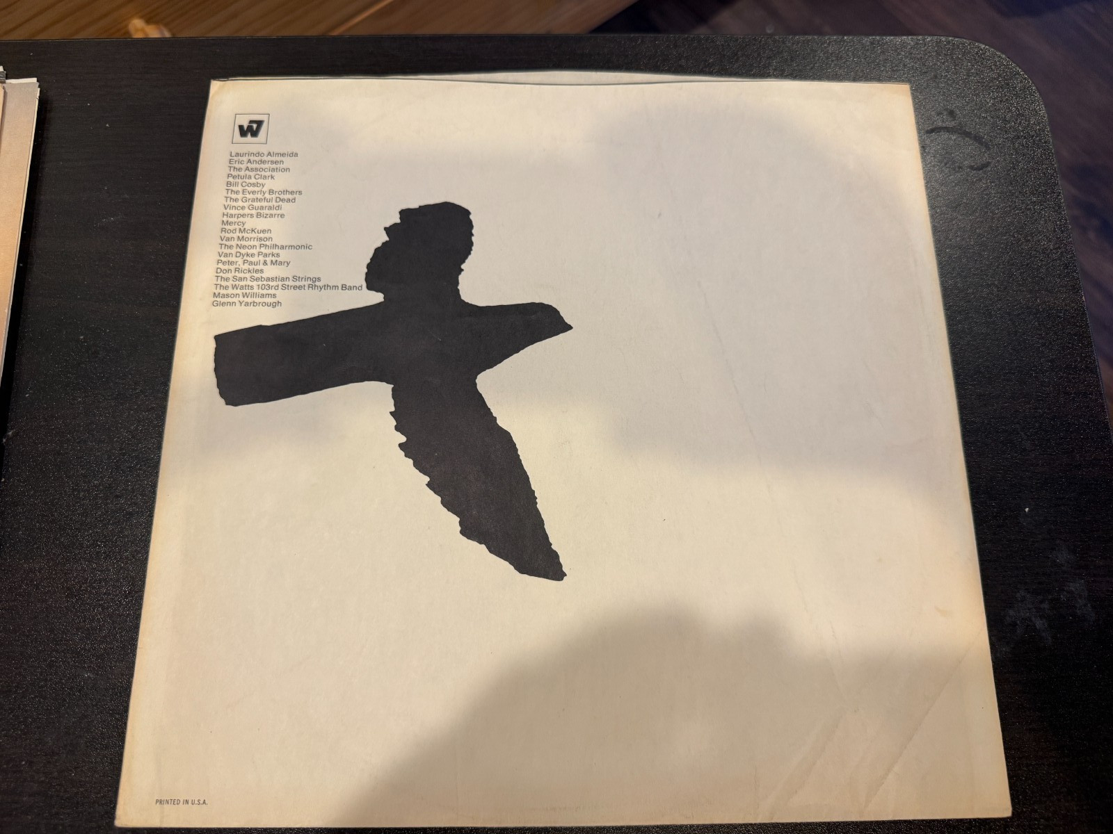 12″ Warner Brothers Records Company Inner Sleeve for LPs VG+ SLEEVE ONLY
